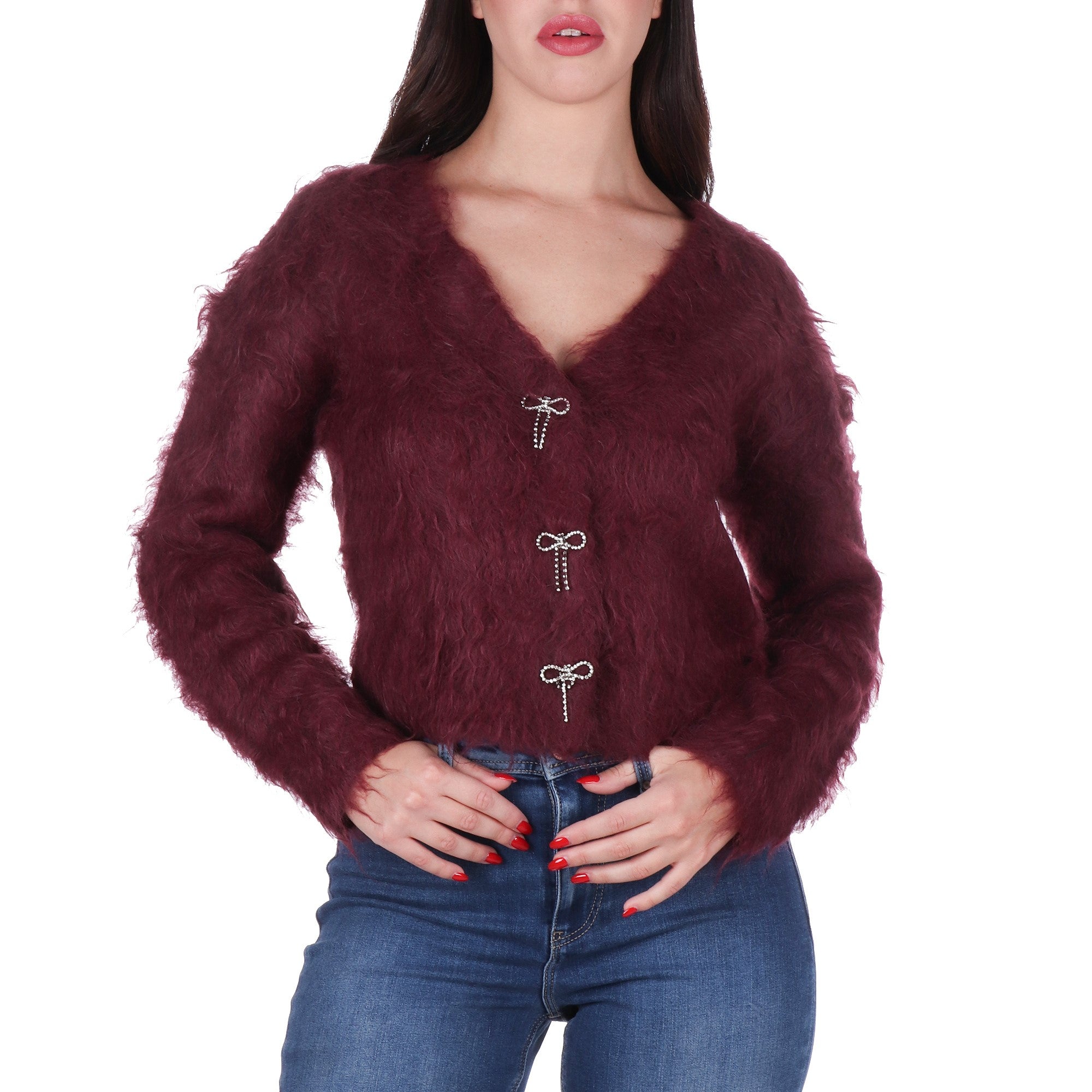 Guess CARDIGAN Bordeaux