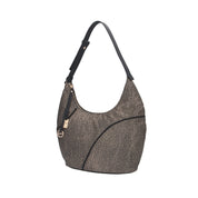 Borbonese BORSA A SPALLA Naturale/nero