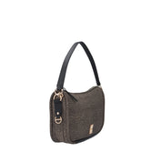 Borbonese BORSA A SPALLA Naturale/nero