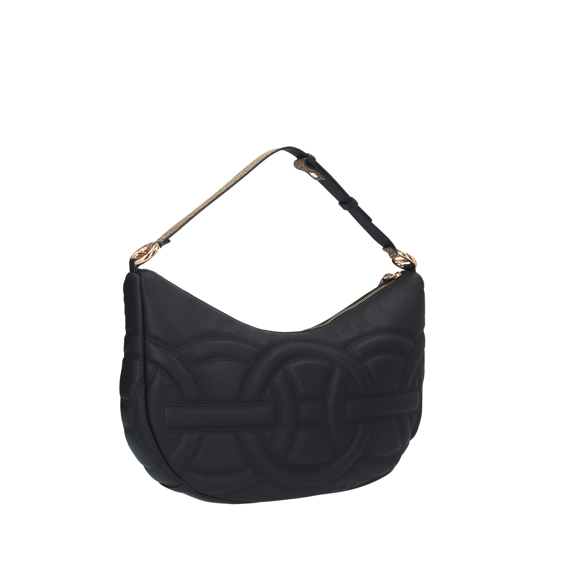 Borbonese MEZZALUNA Nero/naturale