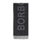 Borbonese SCIARPA Nero/grigio