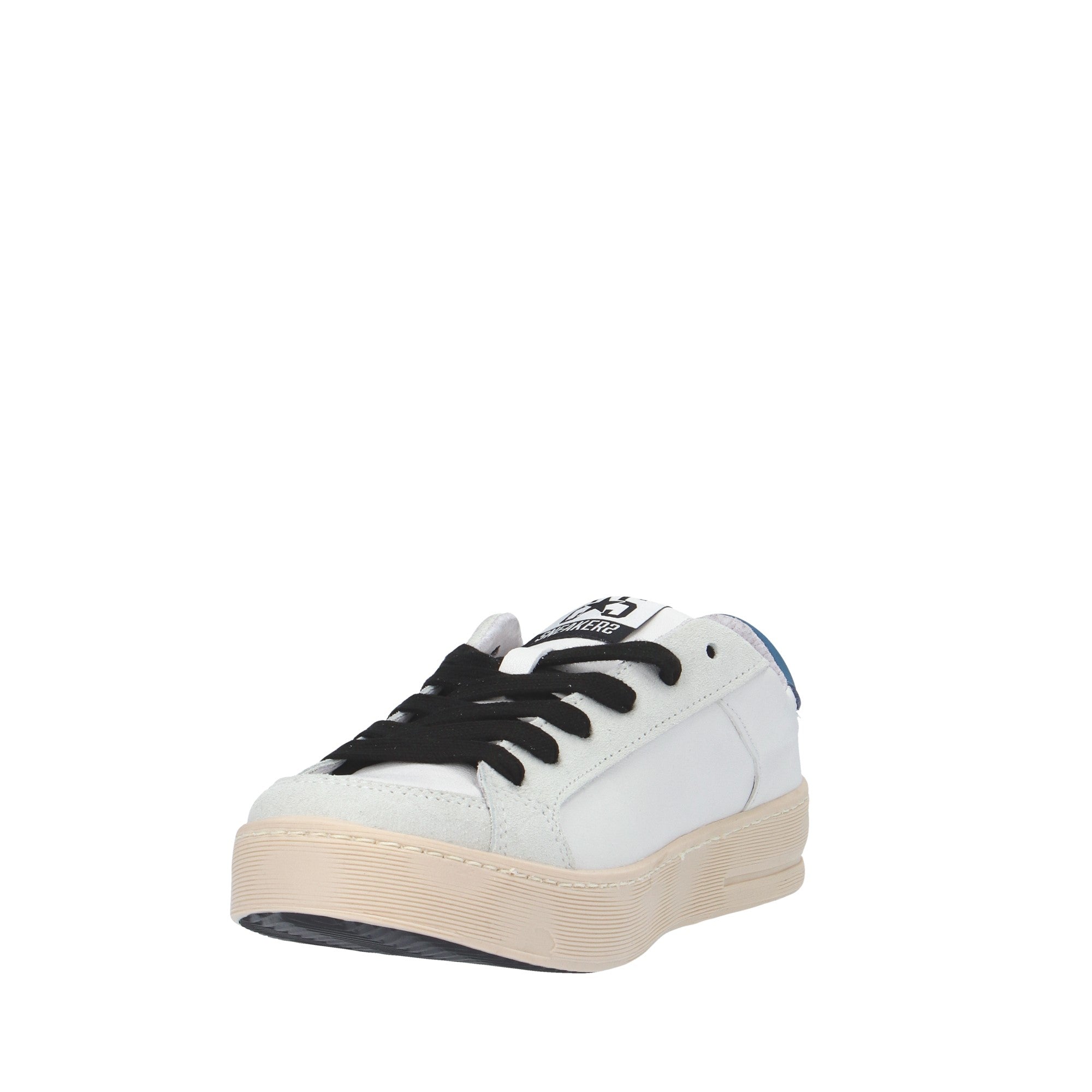 2star SNEAKER Bianco/nero/azzurro
