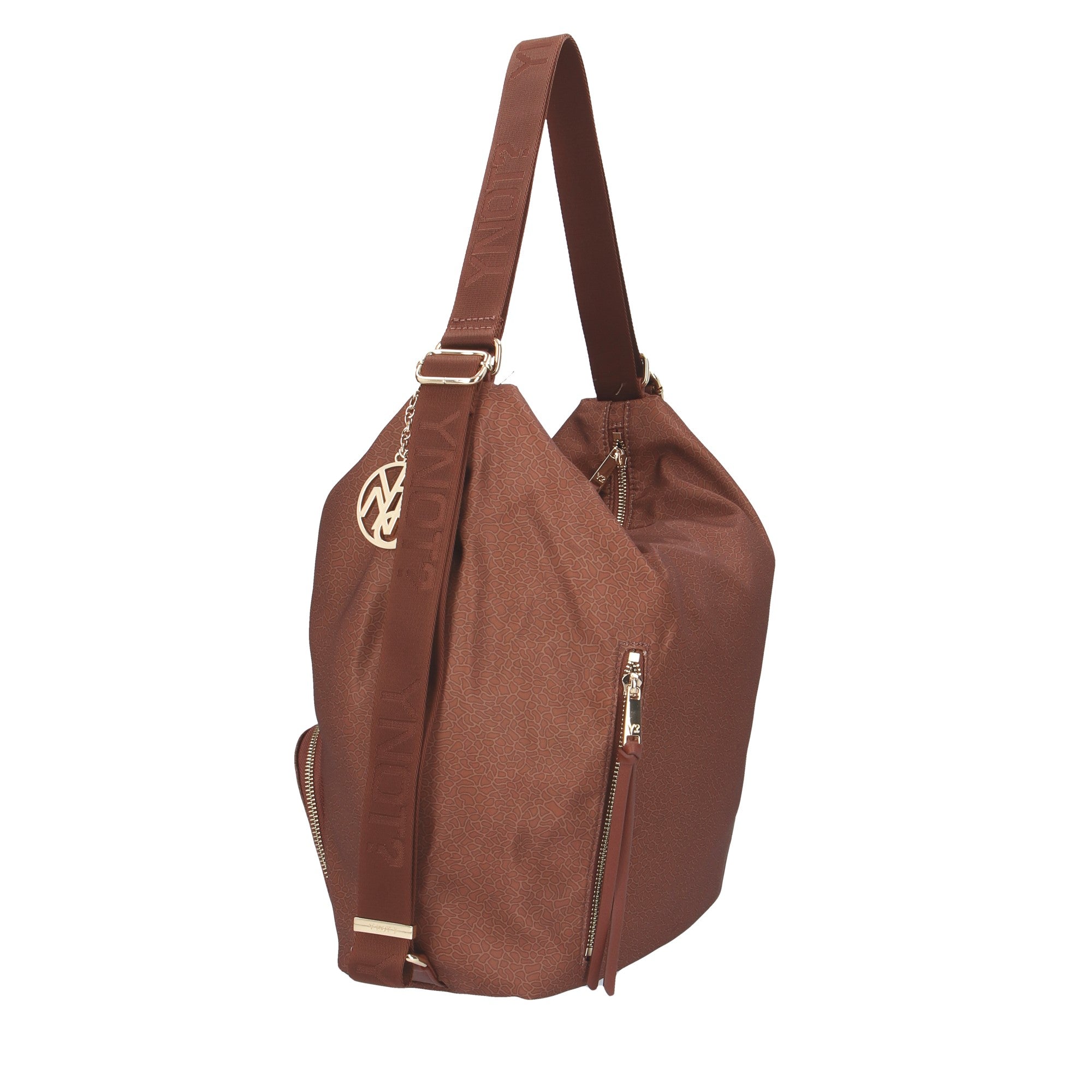 Ynot? BORSA A SPALLA Cuoio