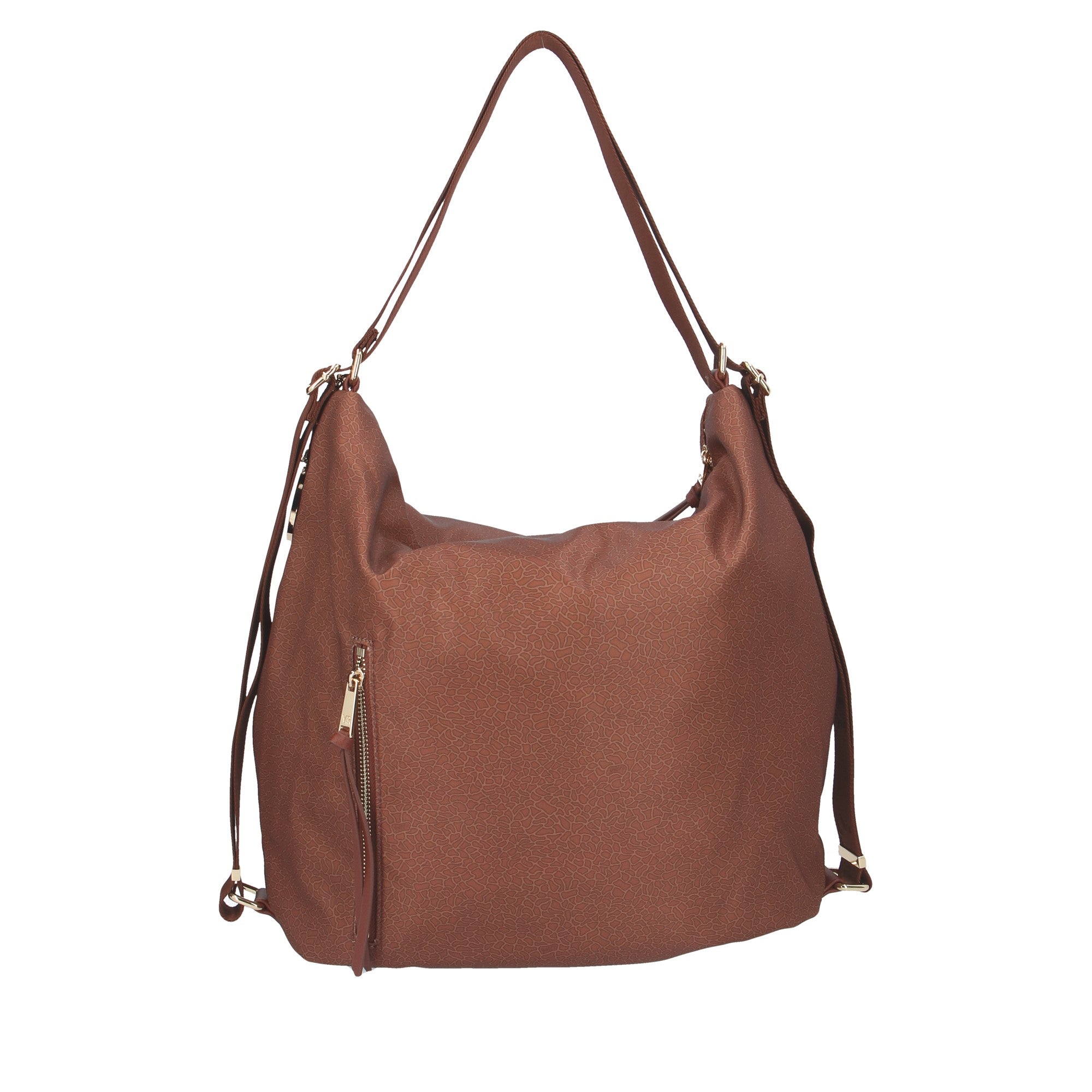 Ynot? BORSA A SPALLA Cuoio