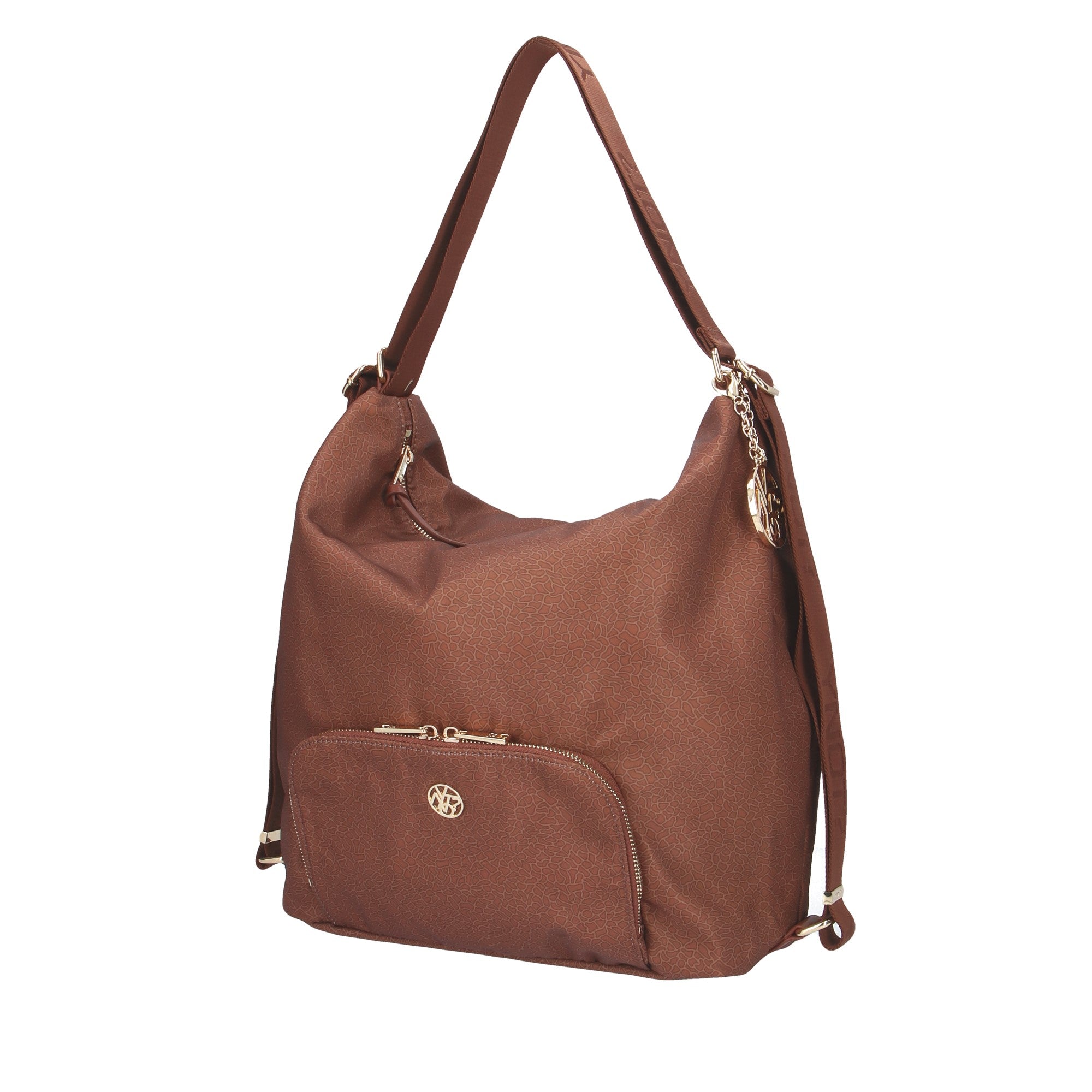 Ynot? BORSA A SPALLA Cuoio