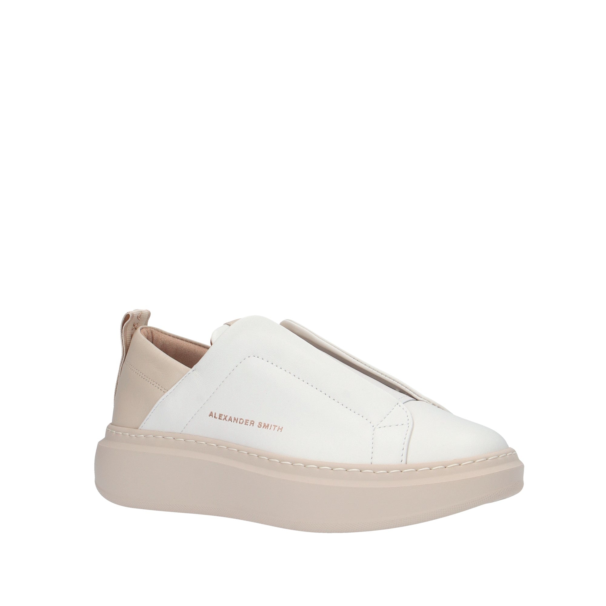 Alexander Smith SLIP ON Bianco/nudo