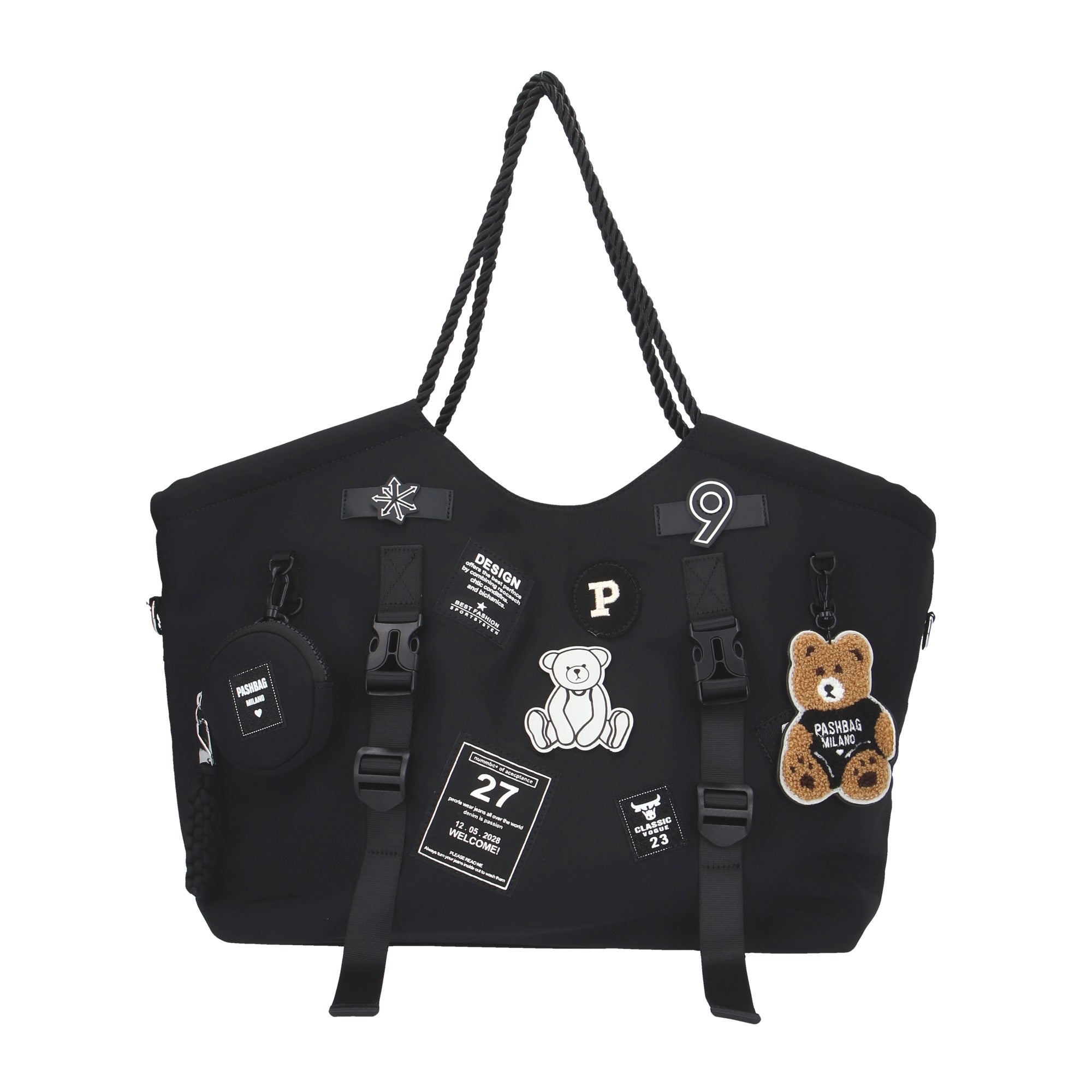 Pash Bag BORSA A MANO Nero