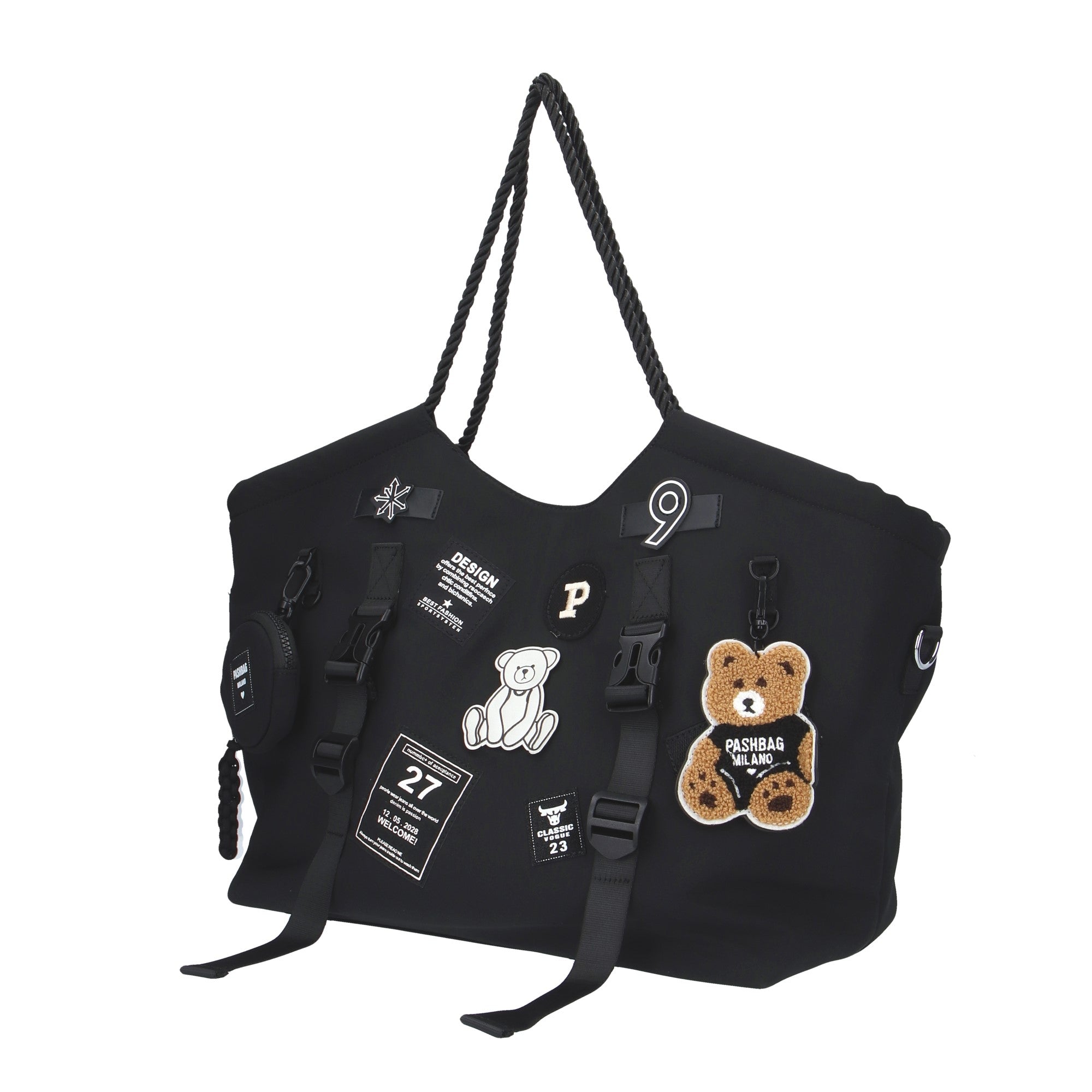 Pash Bag BORSA A MANO Nero