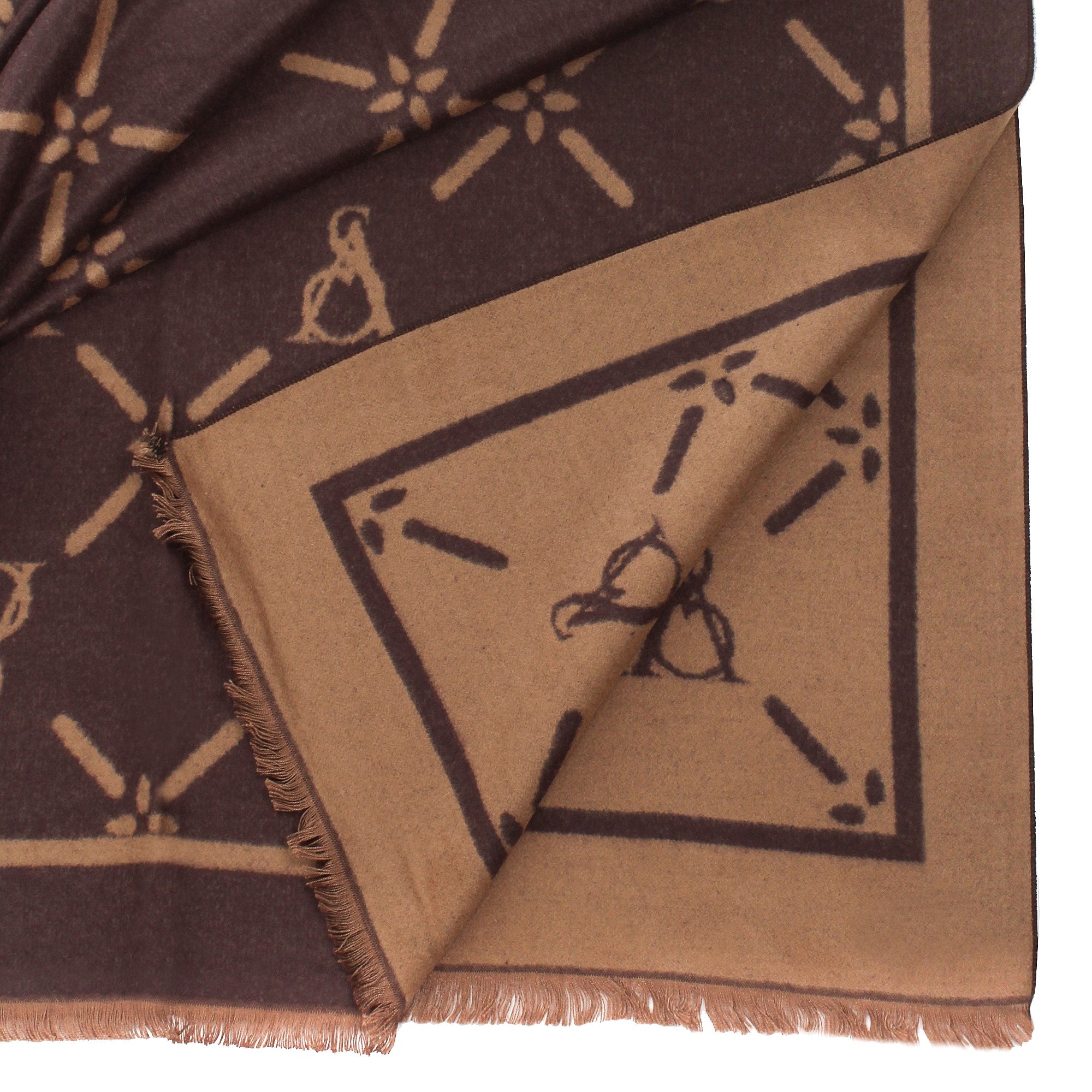 L'atelier Du Sac SCIARPA Marrone