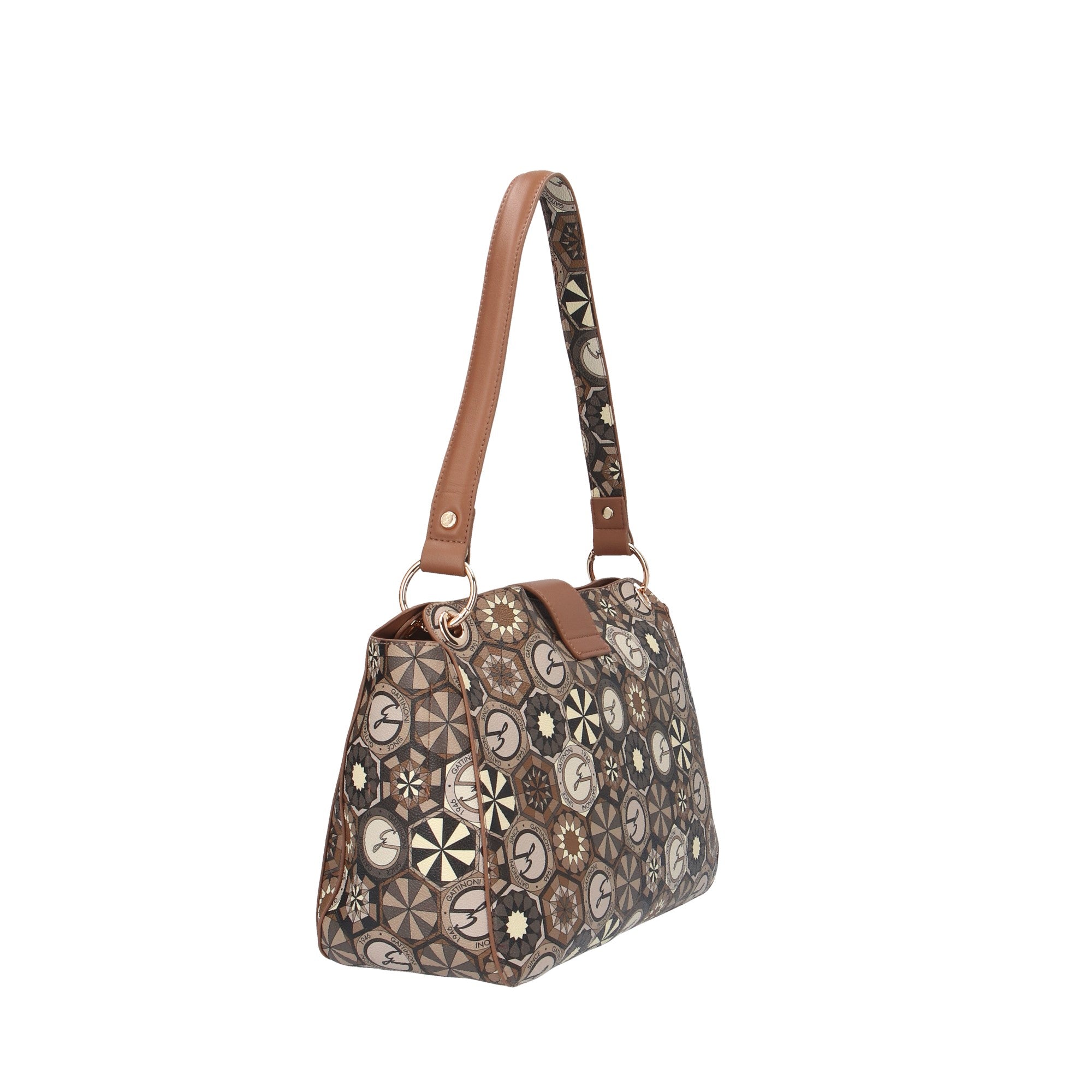 Gattinoni Roma BORSA A SPALLA Cuoio