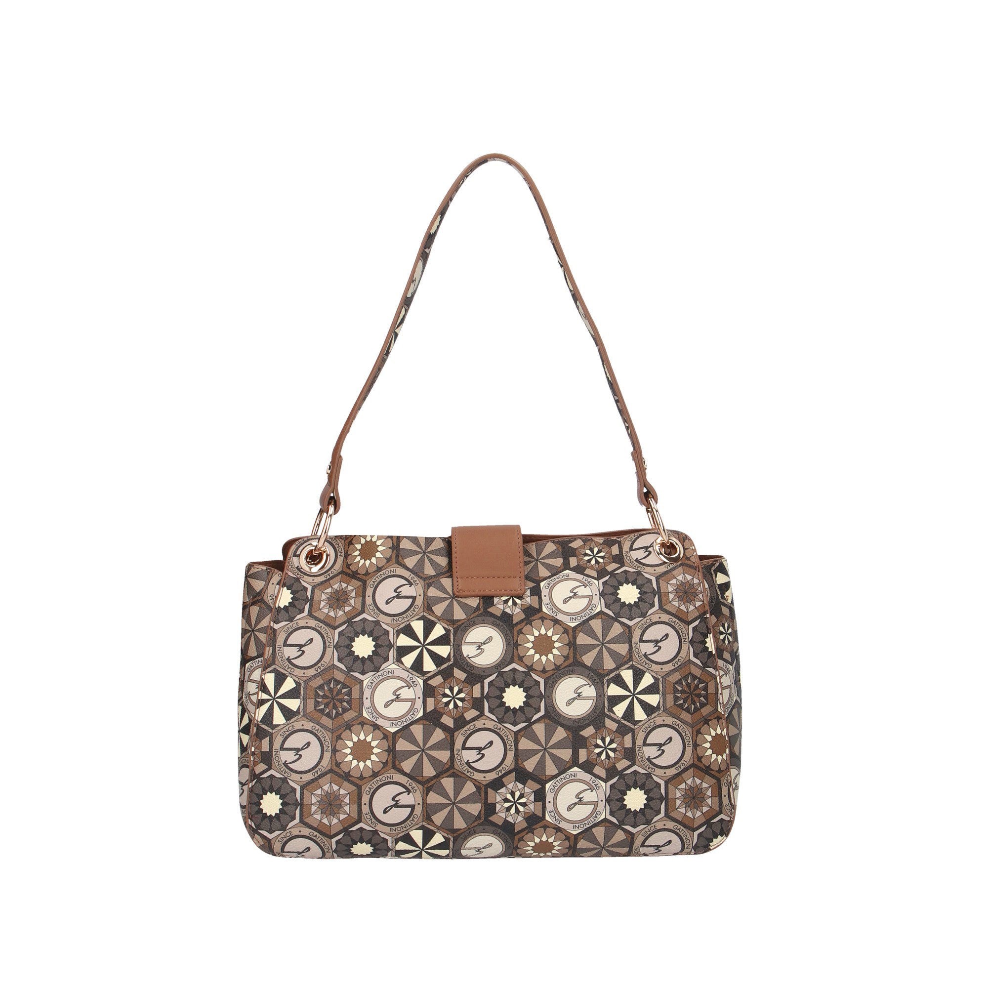 Gattinoni Roma BORSA A SPALLA Cuoio