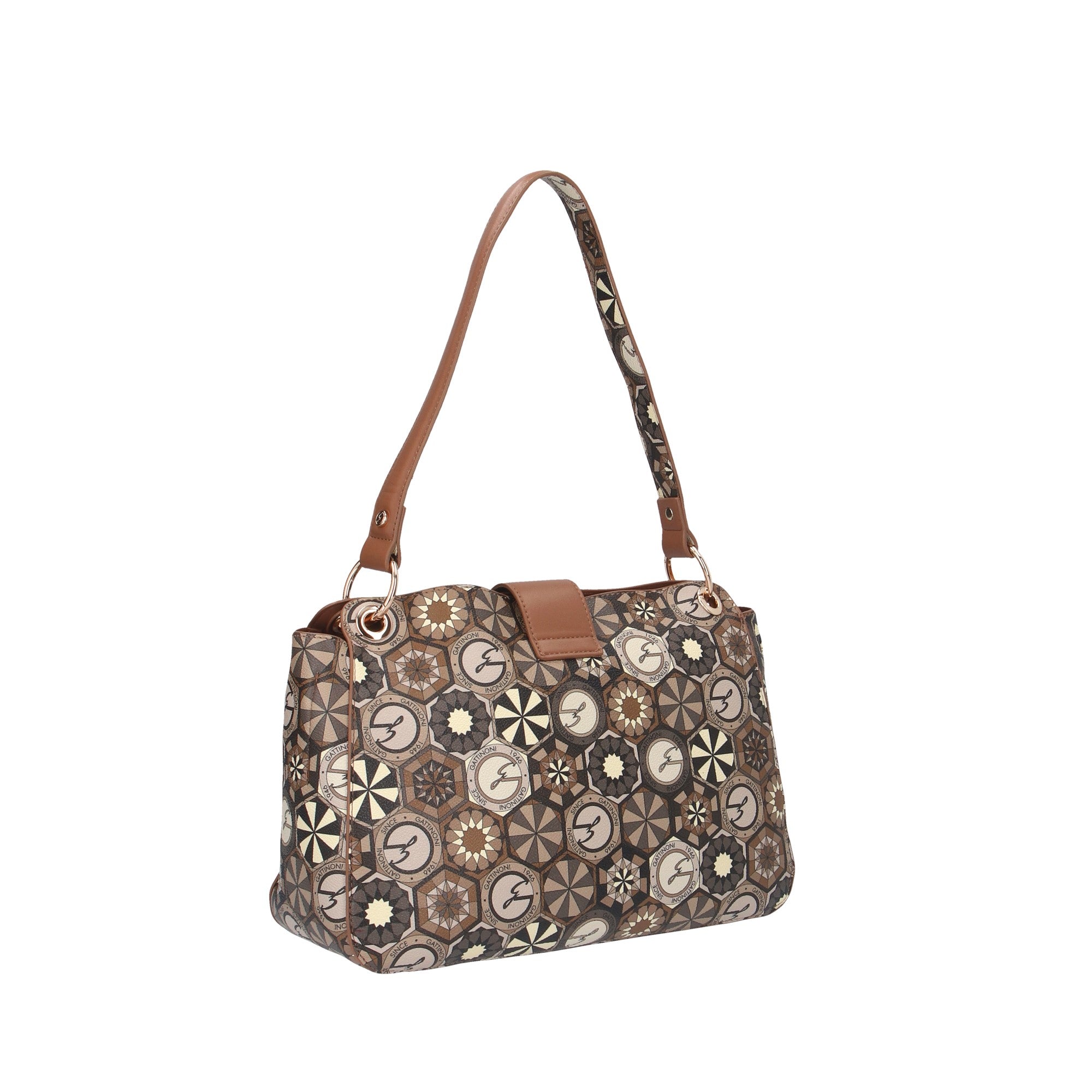 Gattinoni Roma BORSA A SPALLA Cuoio