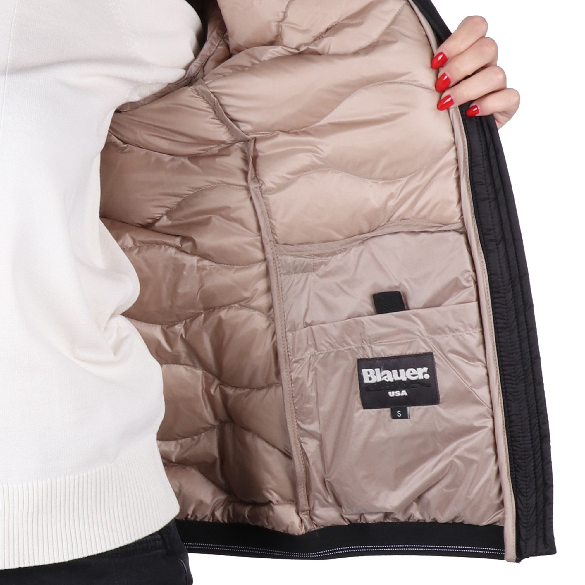 Blauer PIUMINO Nero/beige