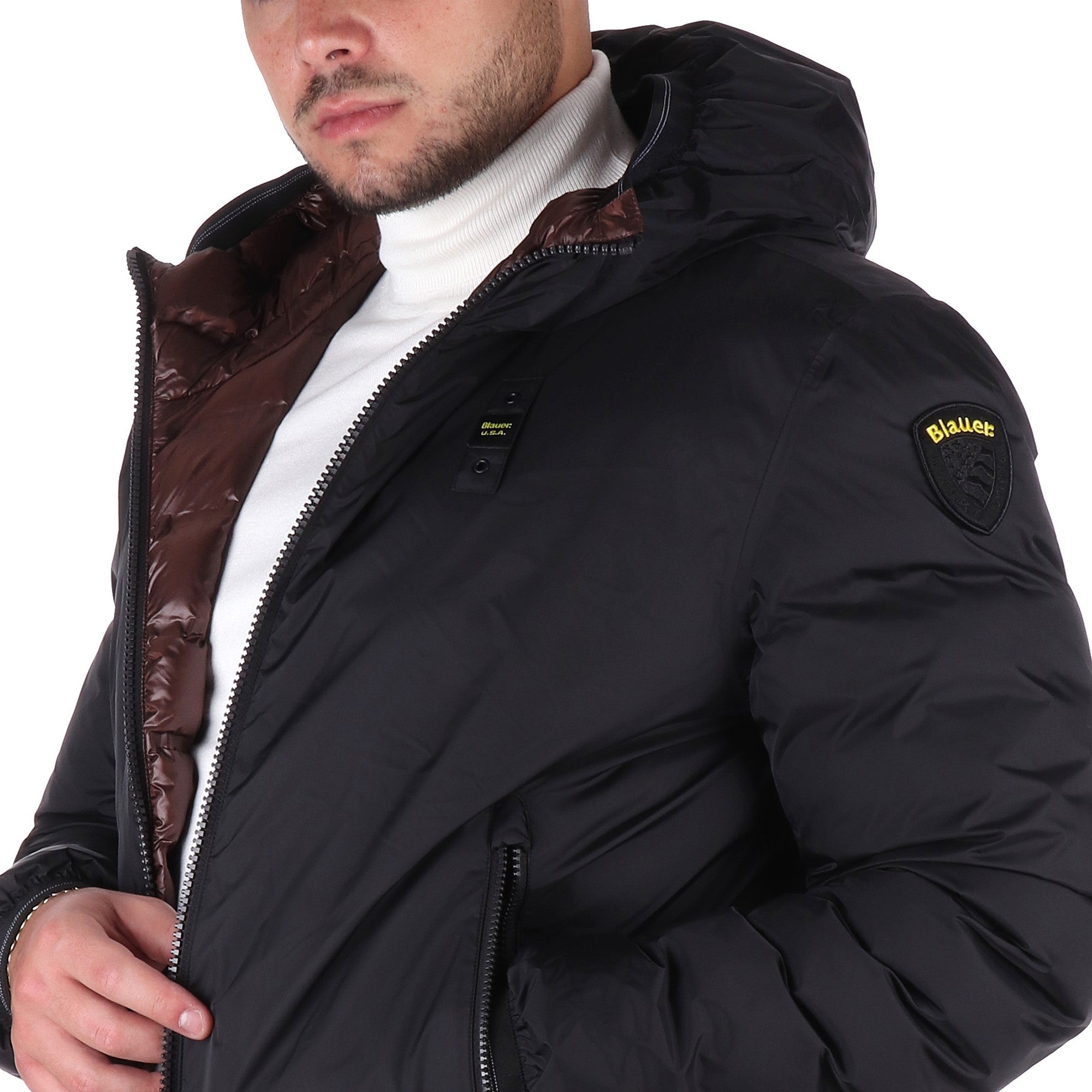 Blauer GIUBBOTTO Nero/marrone