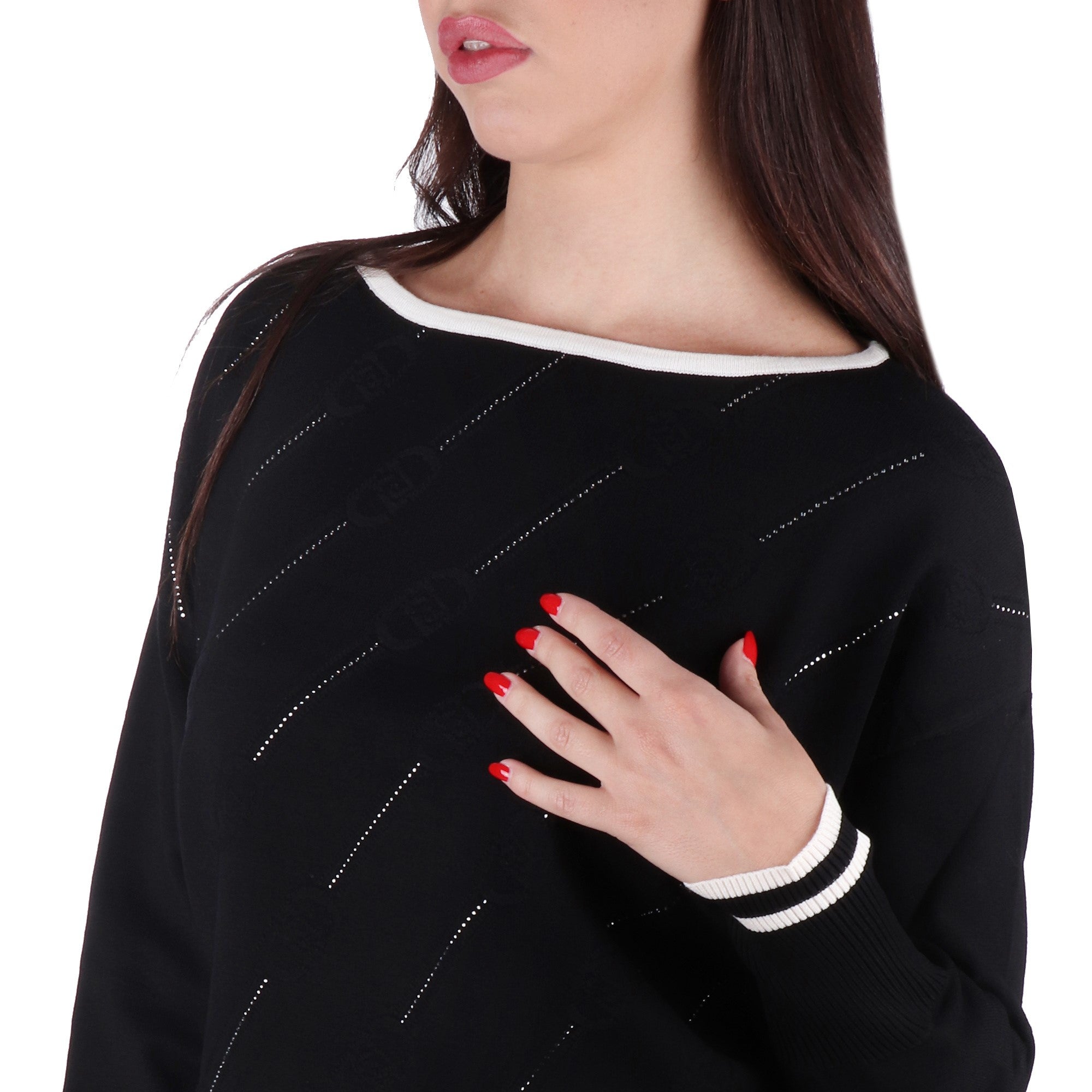 Liu Jo MAGLIA Nero/bianco