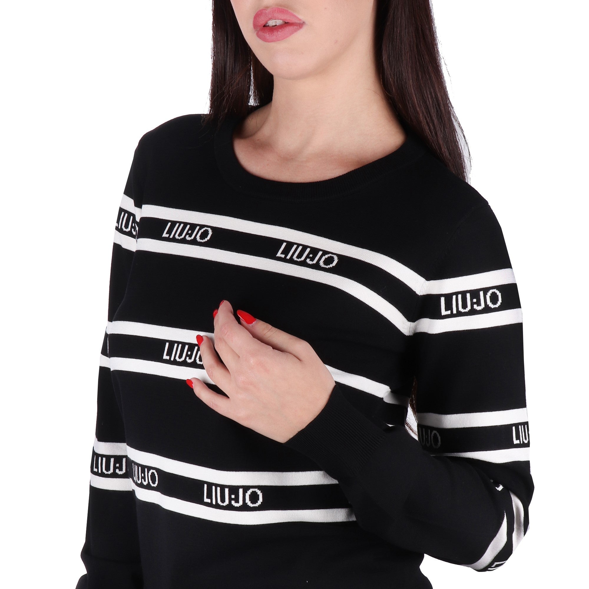 Liu Jo MAGLIA Nero/bianco