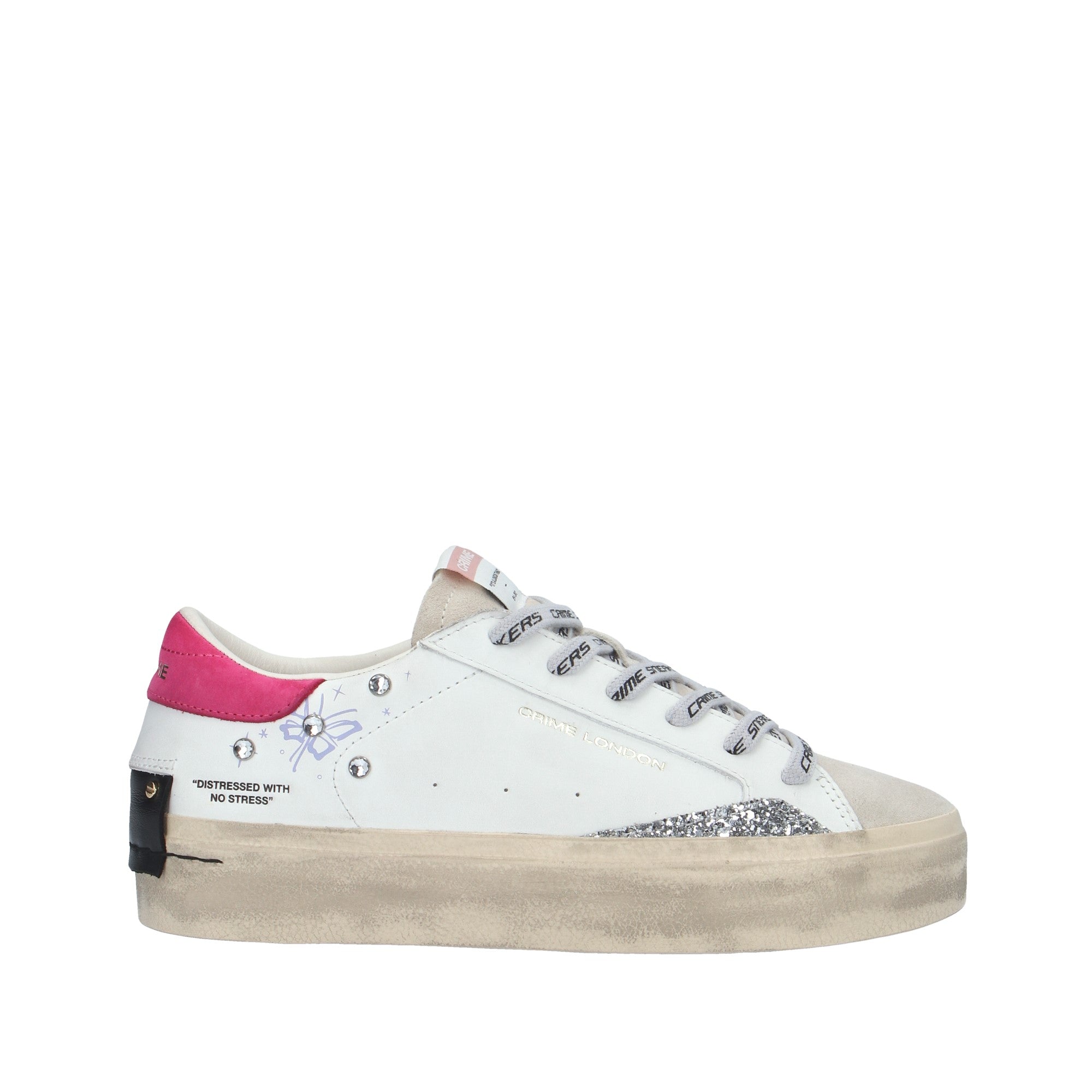 Crime London SNEAKER Bianco