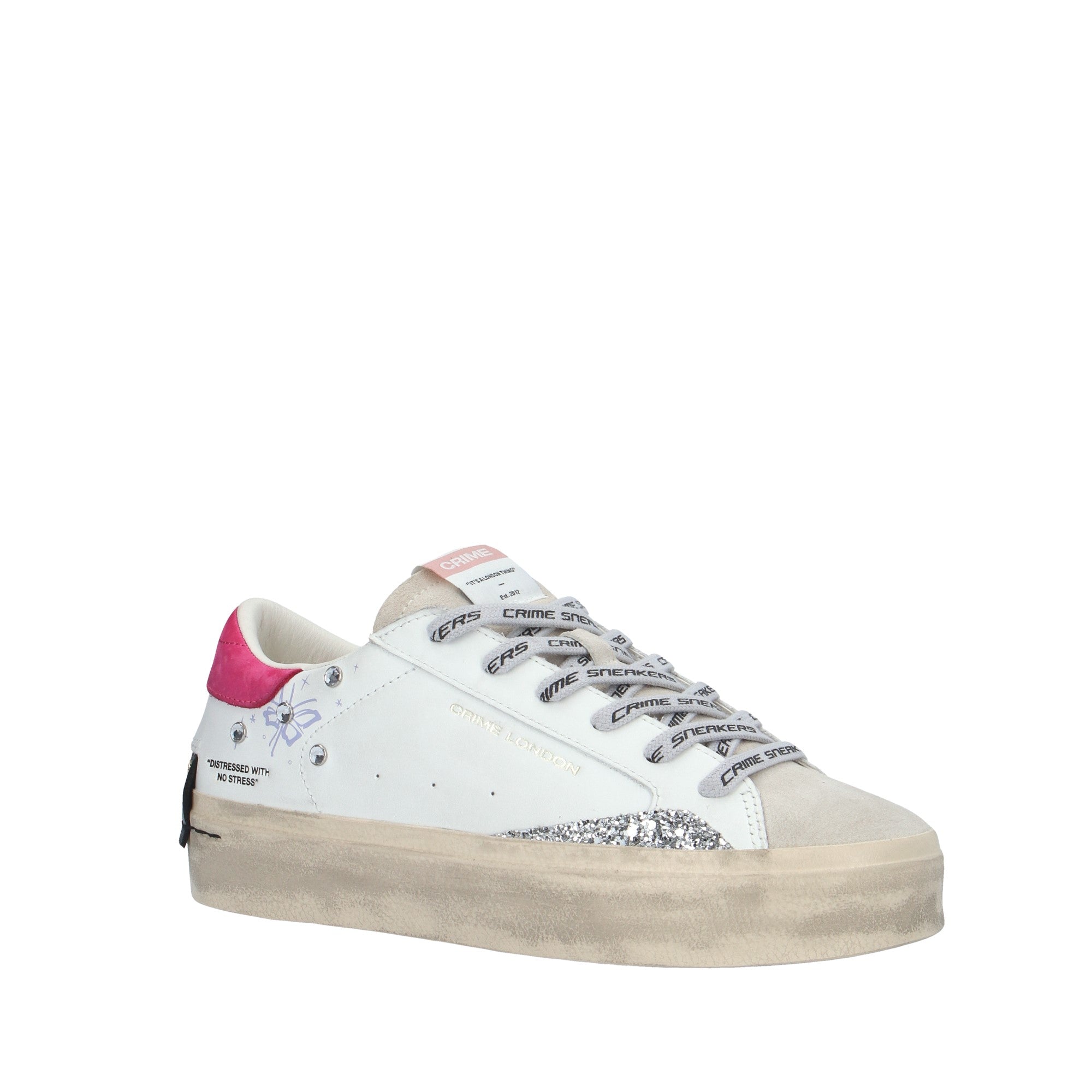 Crime London SNEAKER Bianco