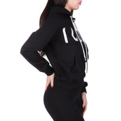 Icon FELPA CON CAPPUCCIO Nero