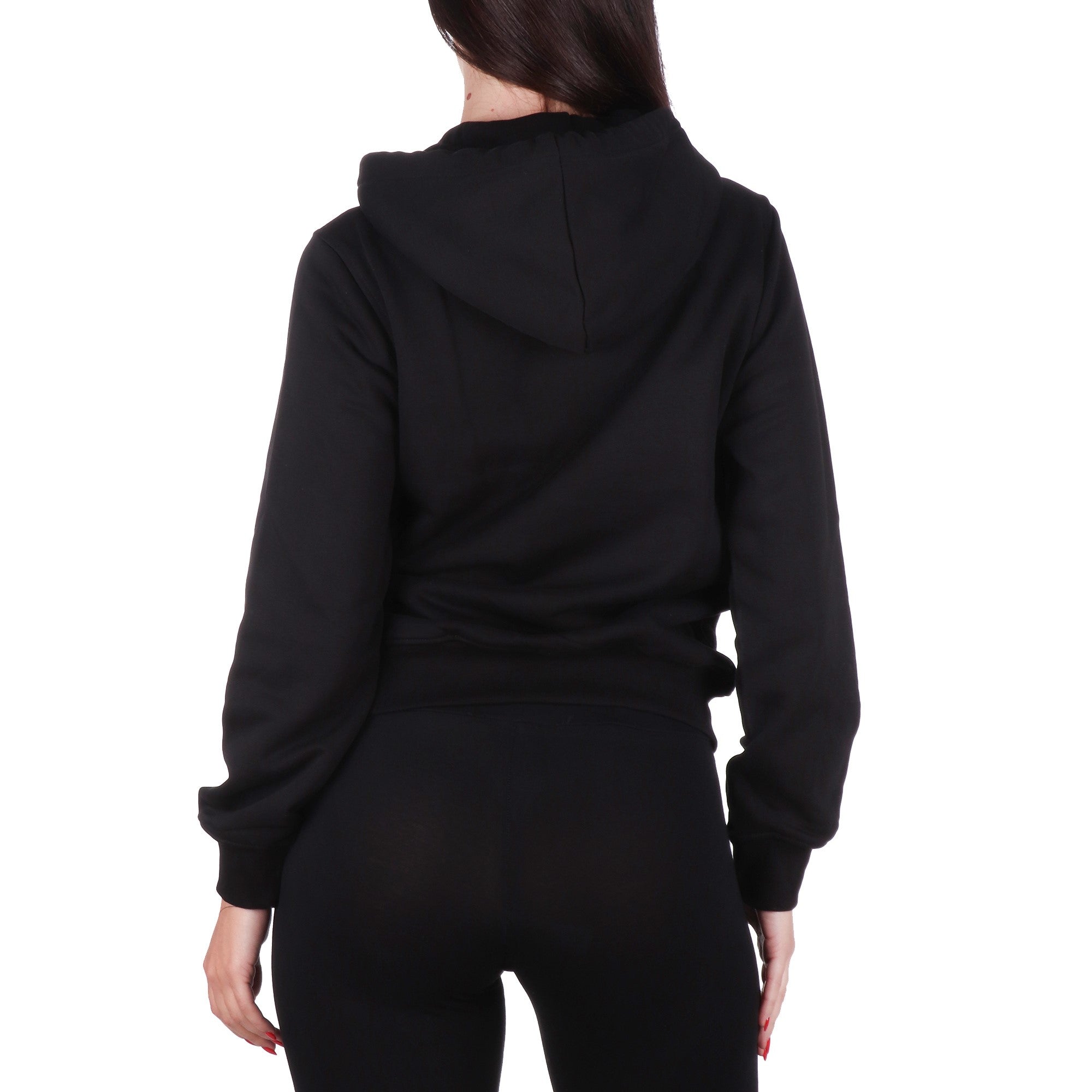 Icon FELPA CON CAPPUCCIO Nero