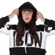 Icon FELPA CON CAPPUCCIO Nero