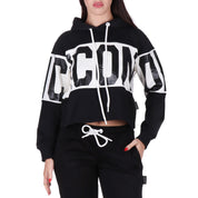 Icon FELPA CON CAPPUCCIO Nero