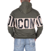 Icon FELPA CON CAPPUCCIO Verde