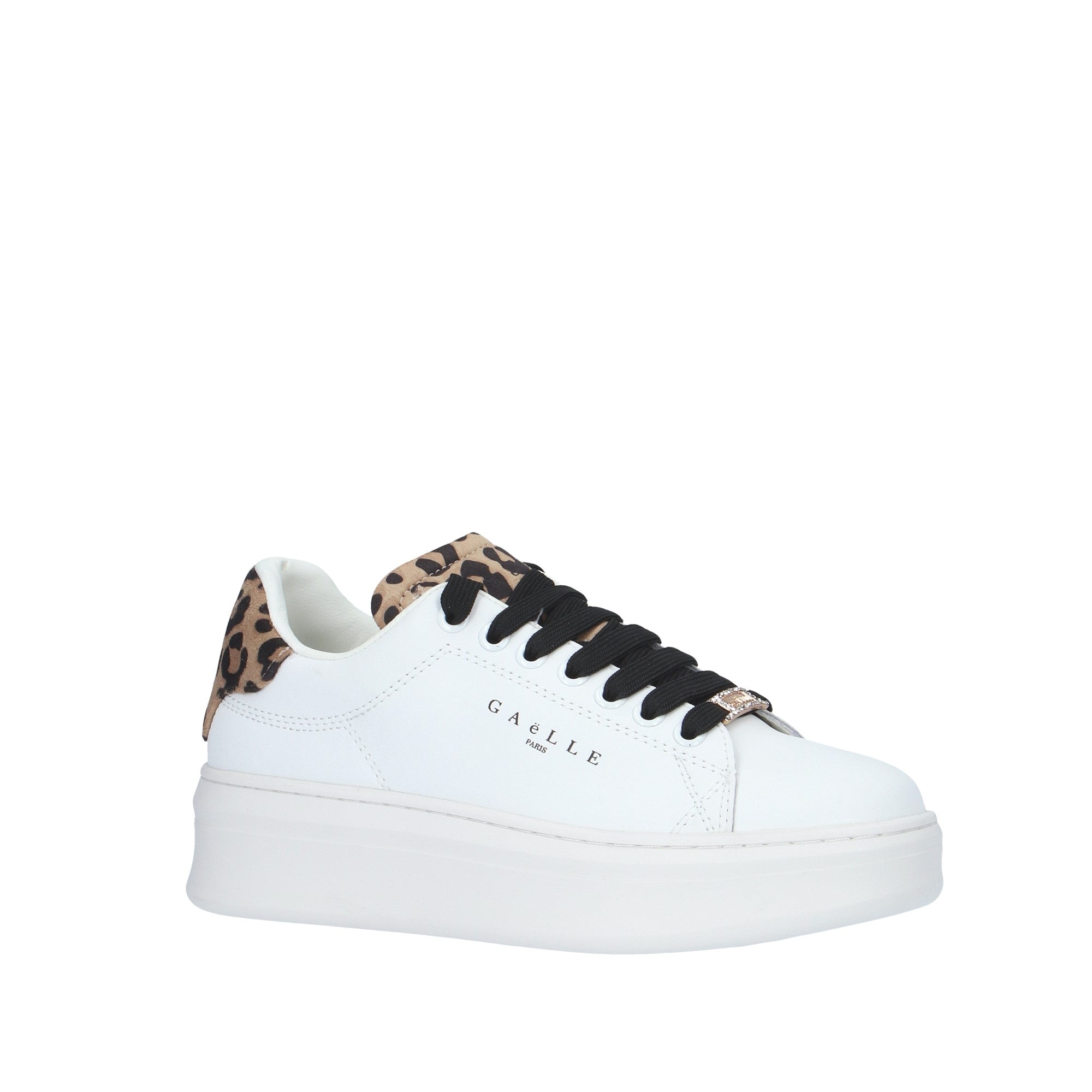 Gaelle SNEAKER Bianco/animalier