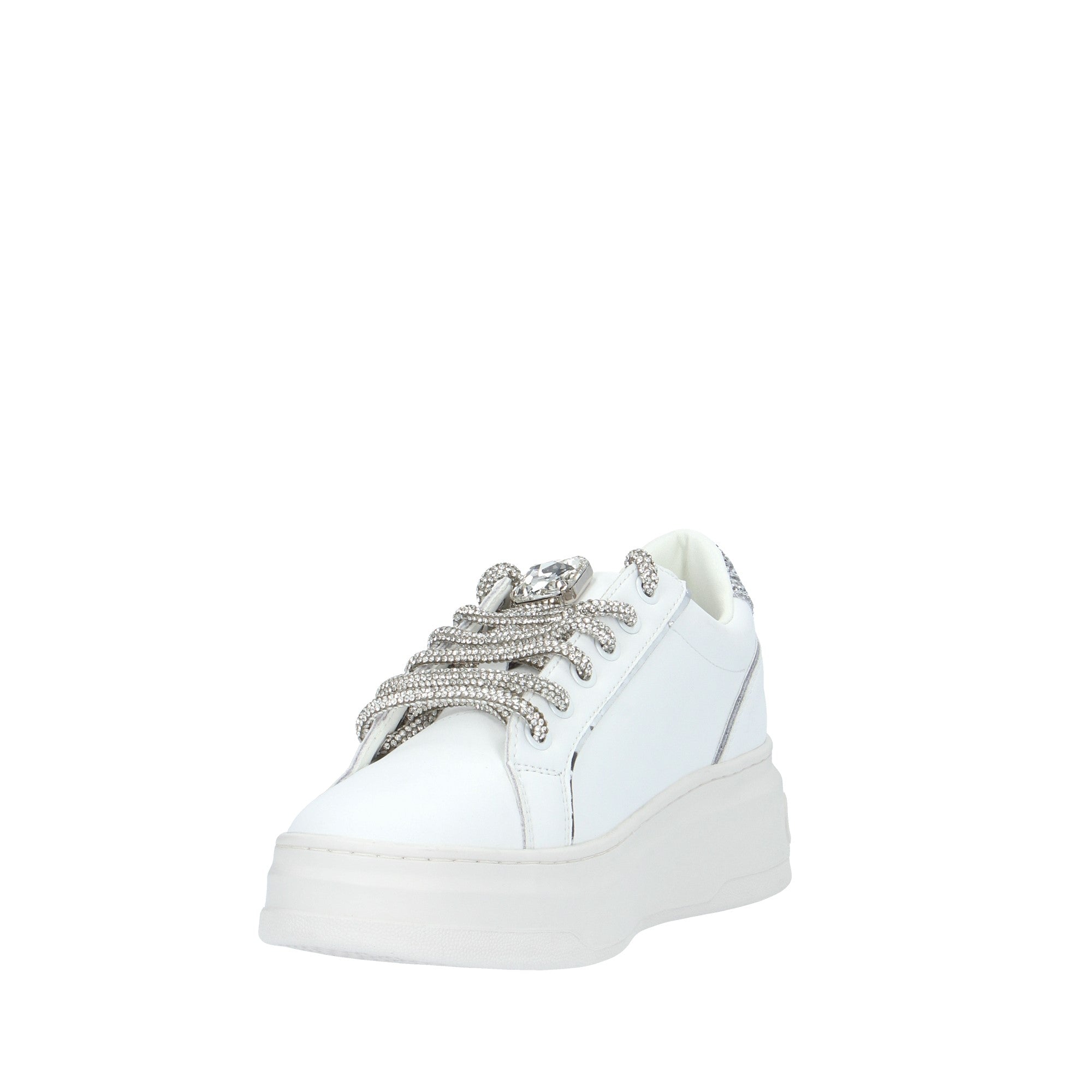 Gaelle SNEAKER Bianco/argento