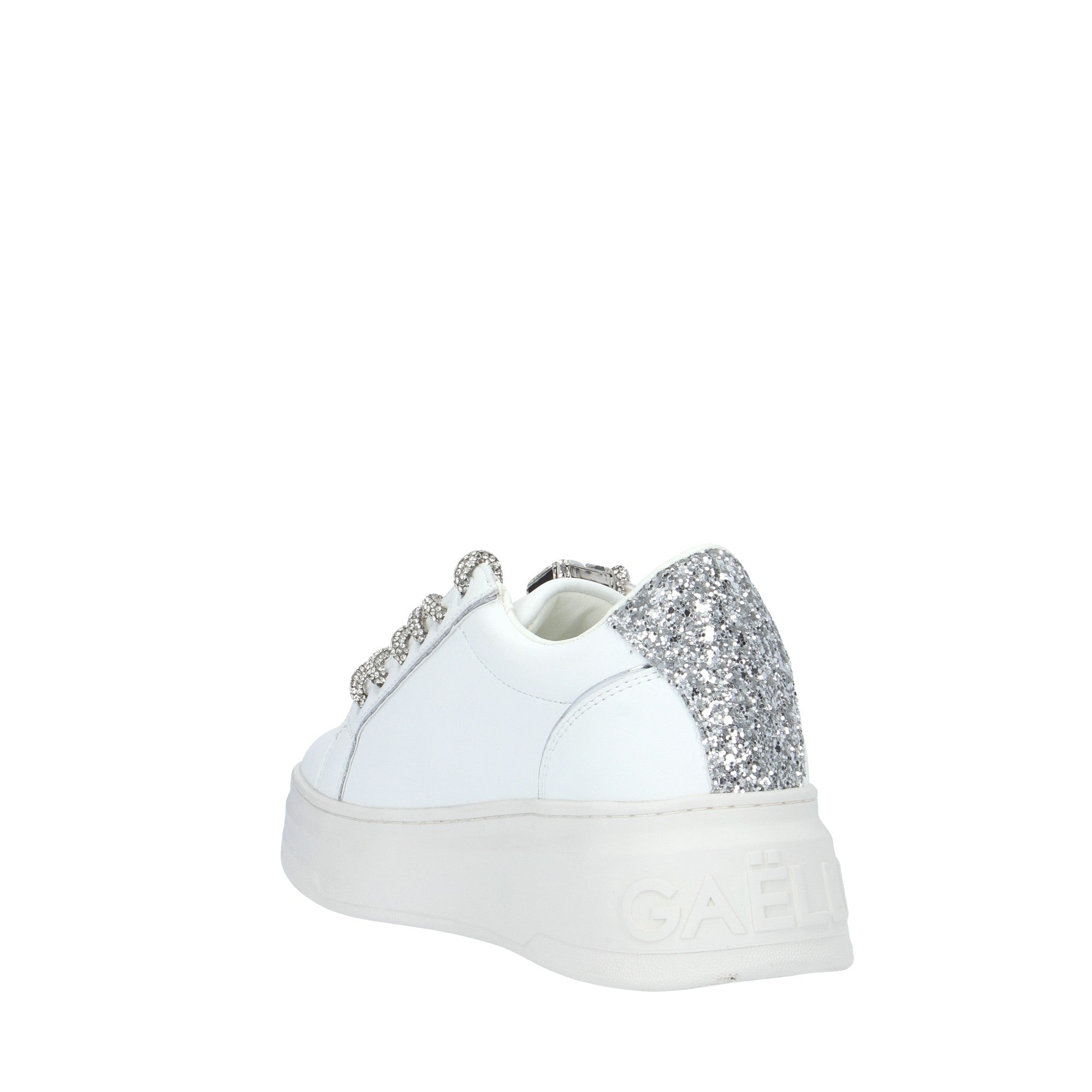 Gaelle SNEAKER Bianco/argento