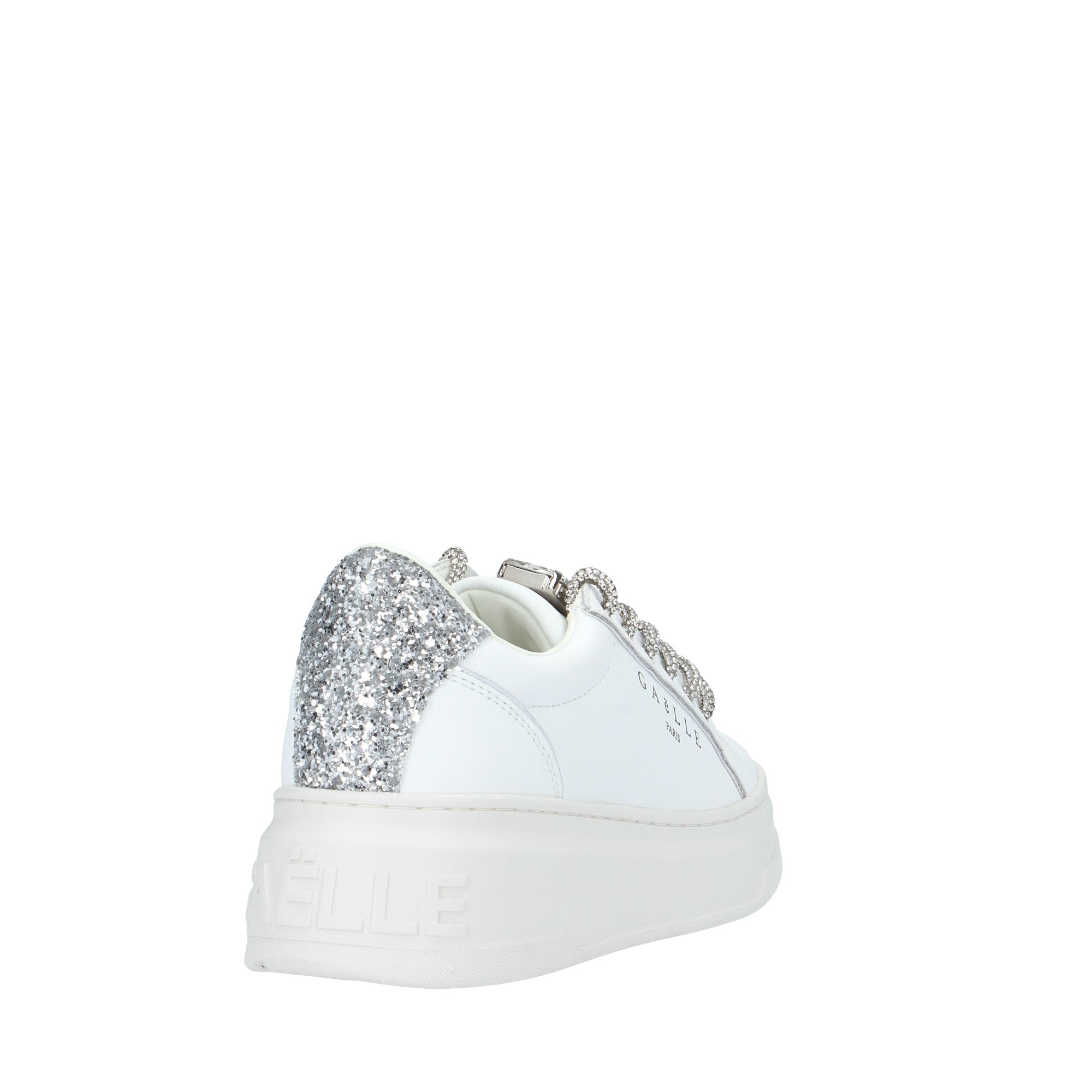 Gaelle SNEAKER Bianco/argento