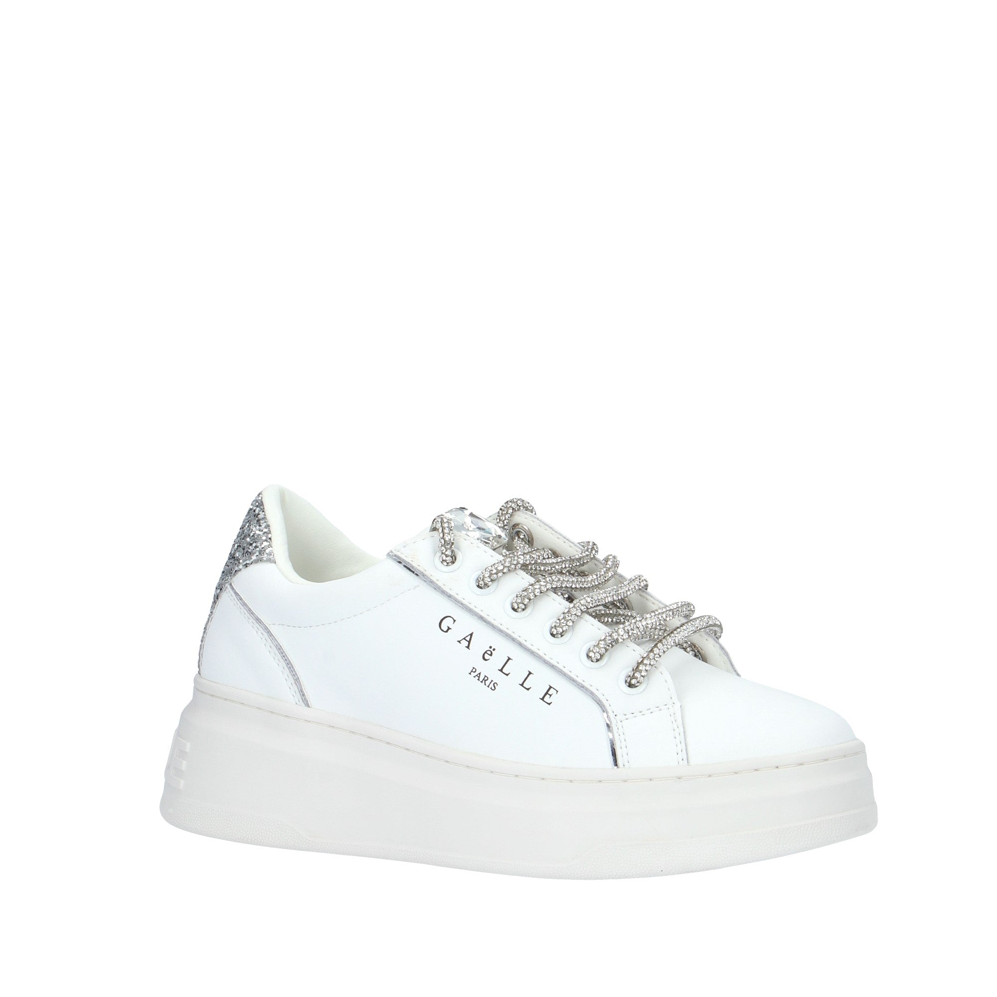 Gaelle SNEAKER Bianco/argento