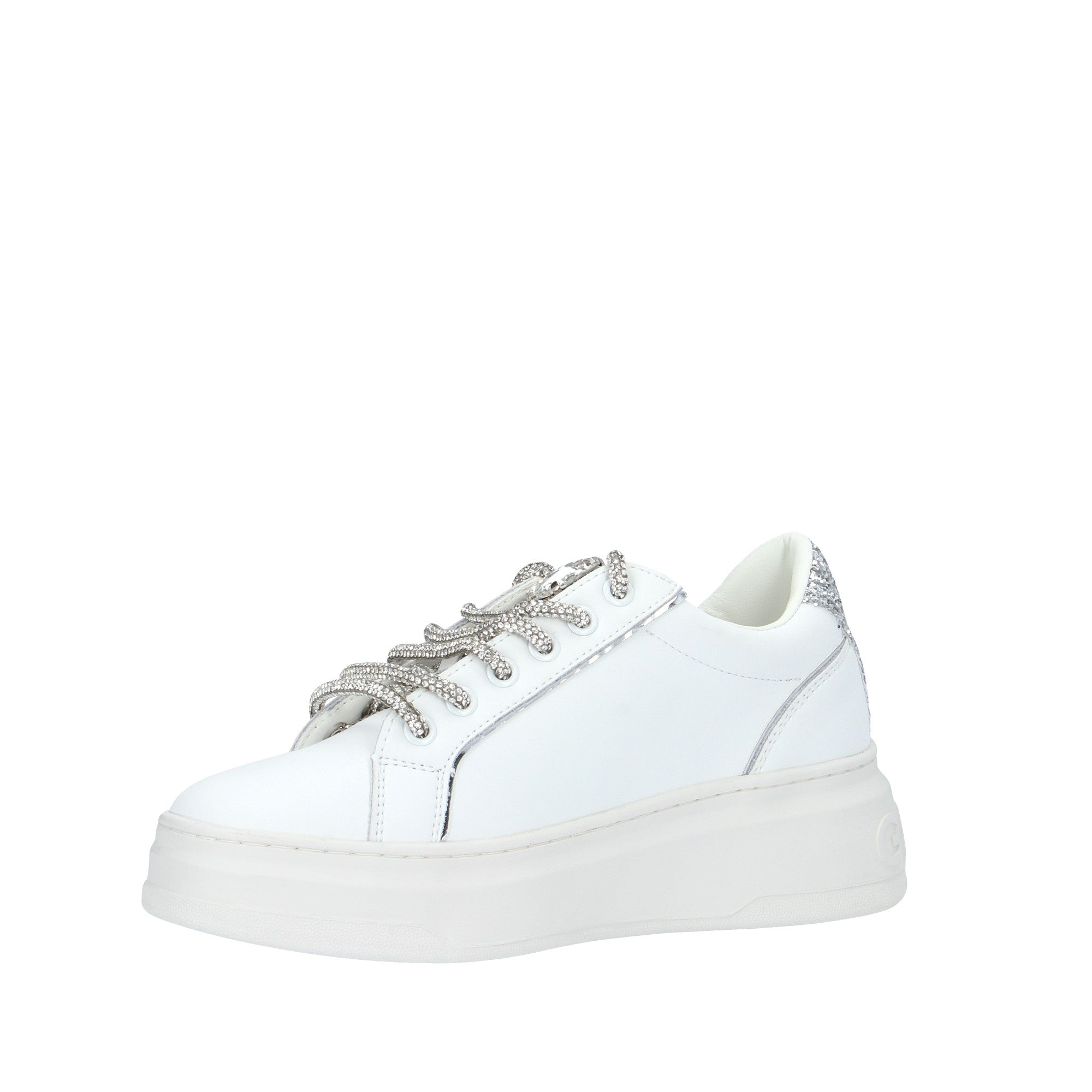 Gaelle SNEAKER Bianco/argento