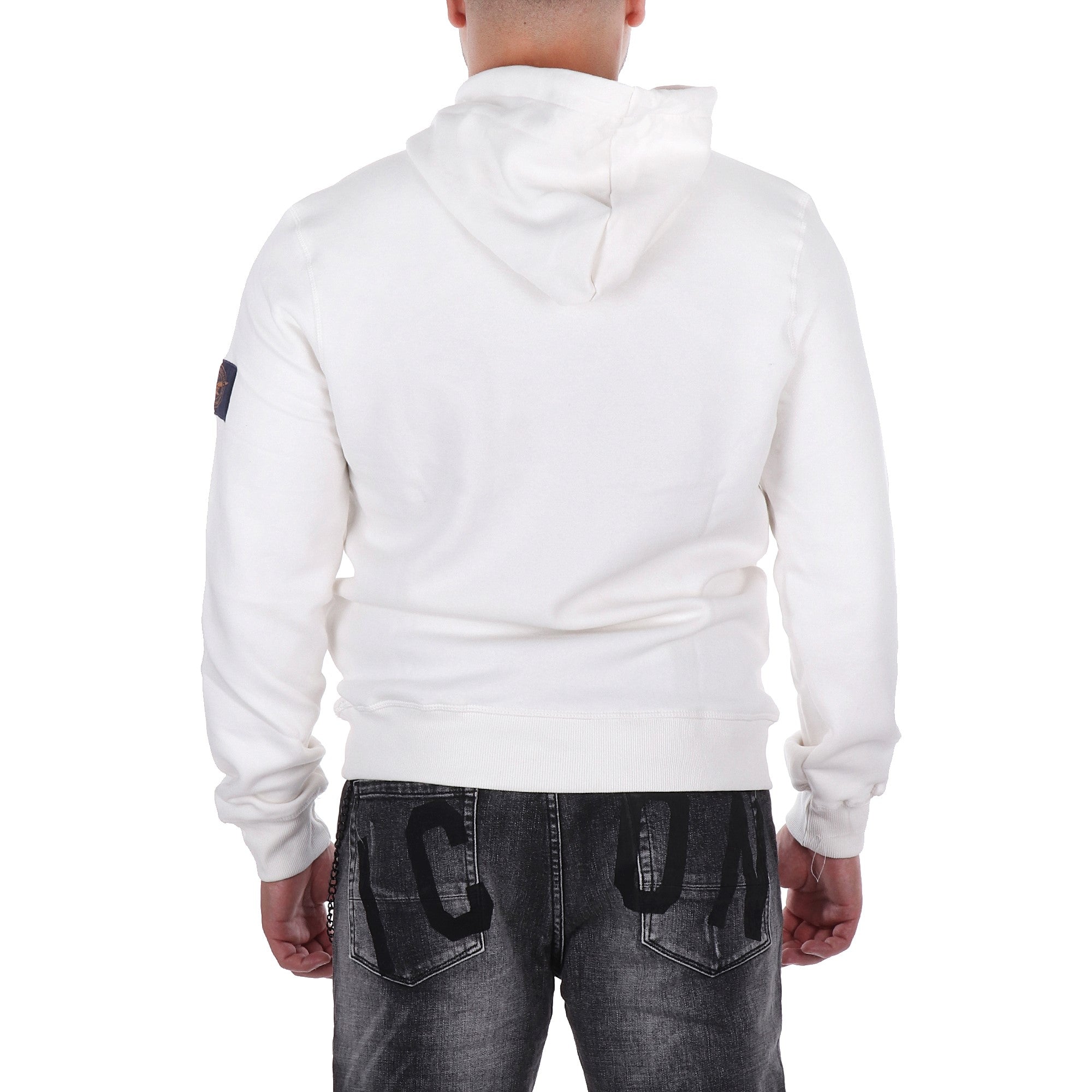 Aeronautica Italiana FELPA CON CAPPUCCIO Bianco