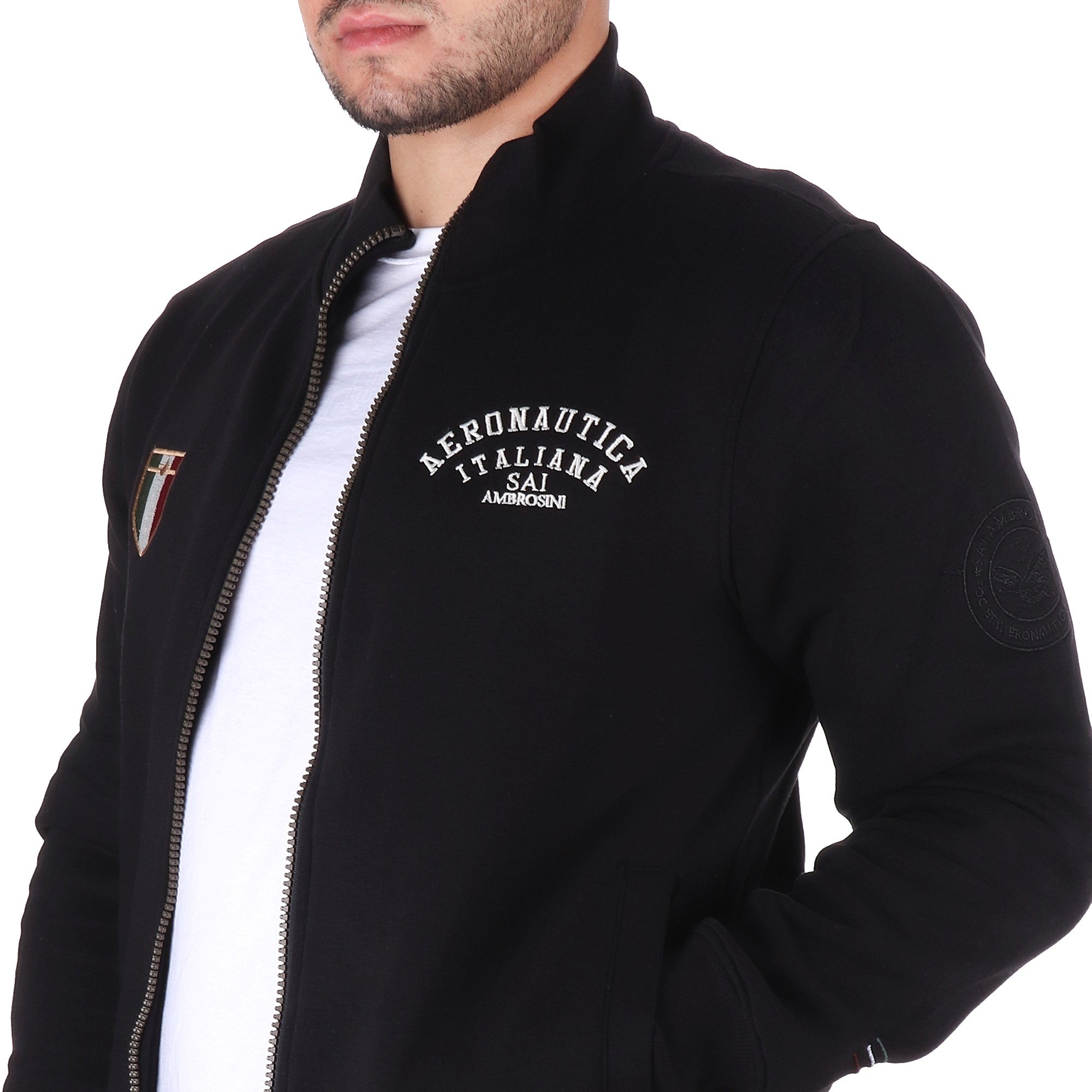 Aeronautica Italiana FELPA Nero