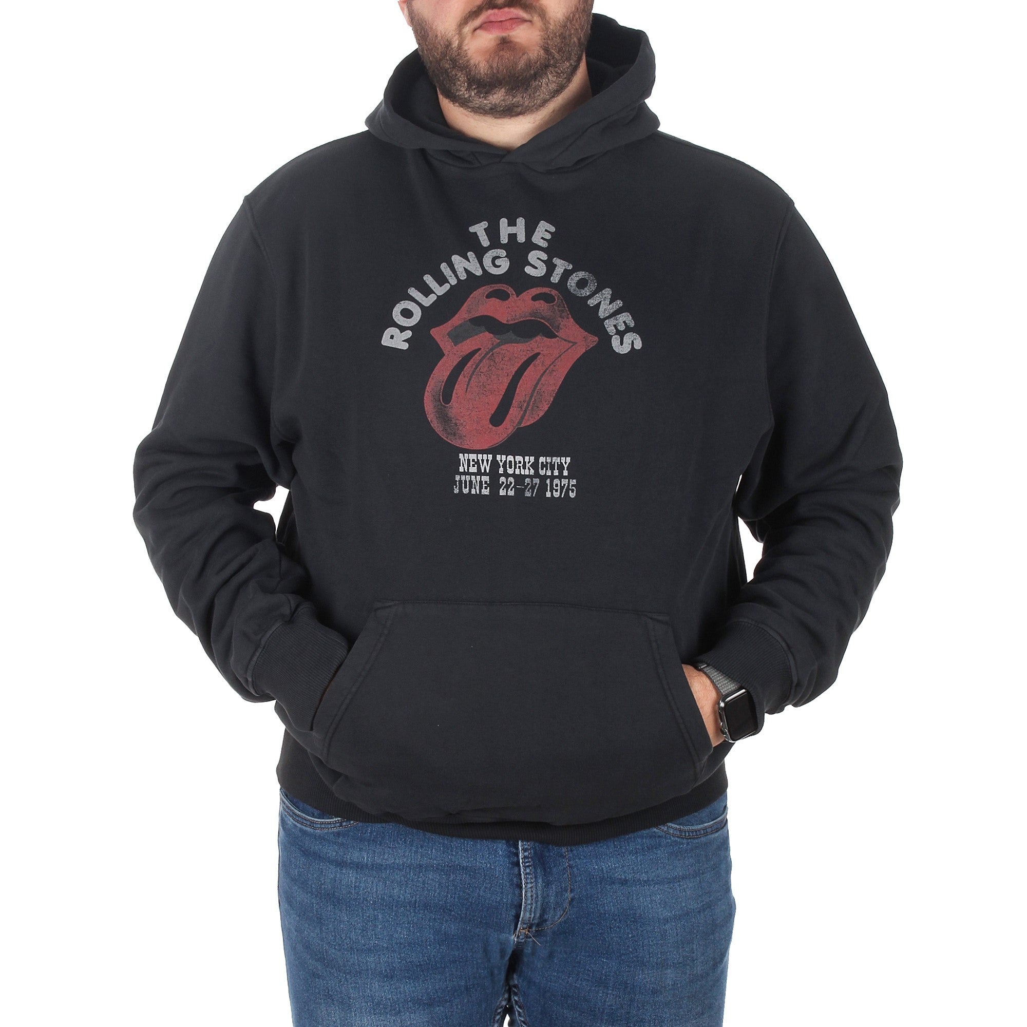 In The Box FELPA CON CAPPUCCIO Nero