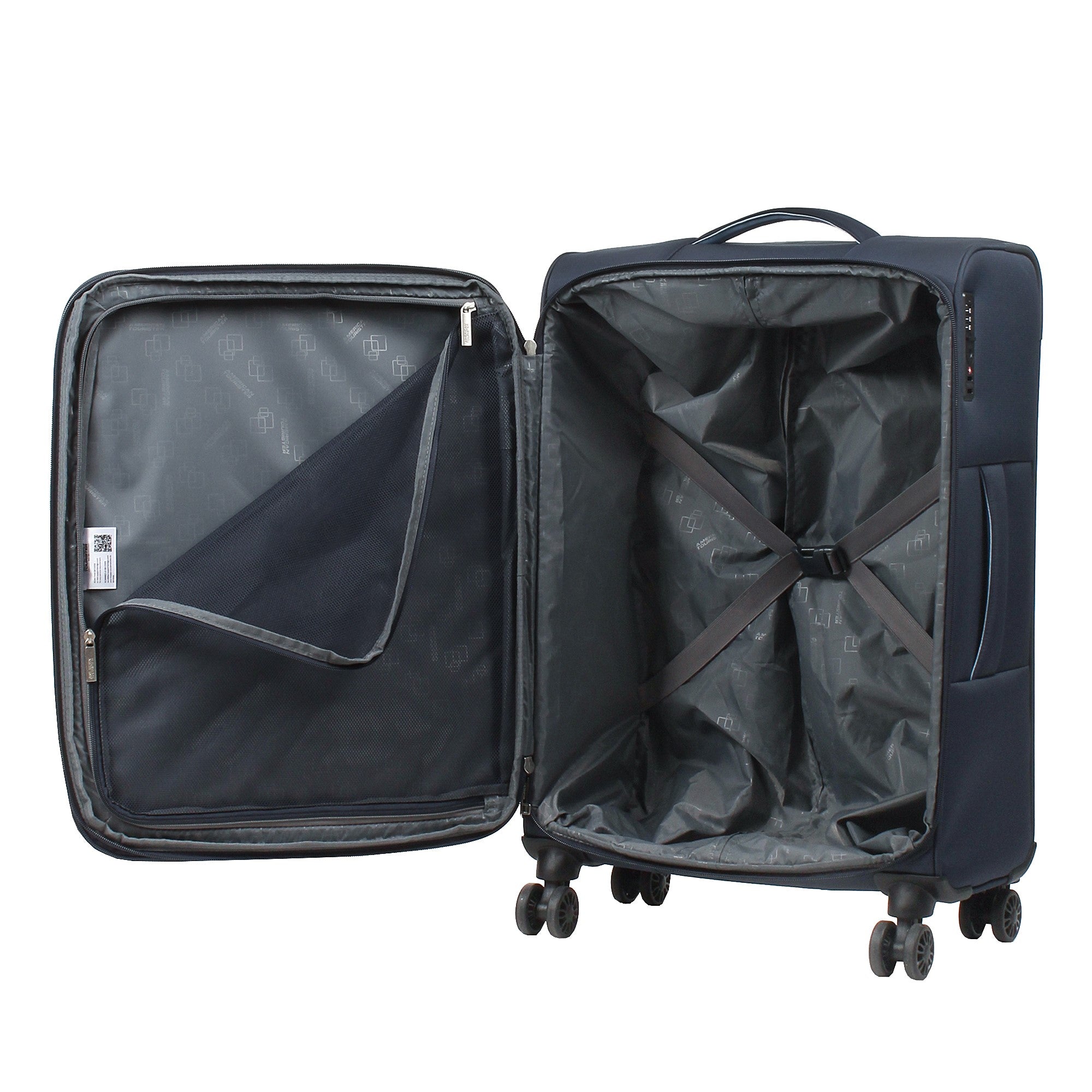 American Tourister By Samsonite SPINNER M 4 RUOTE Blu