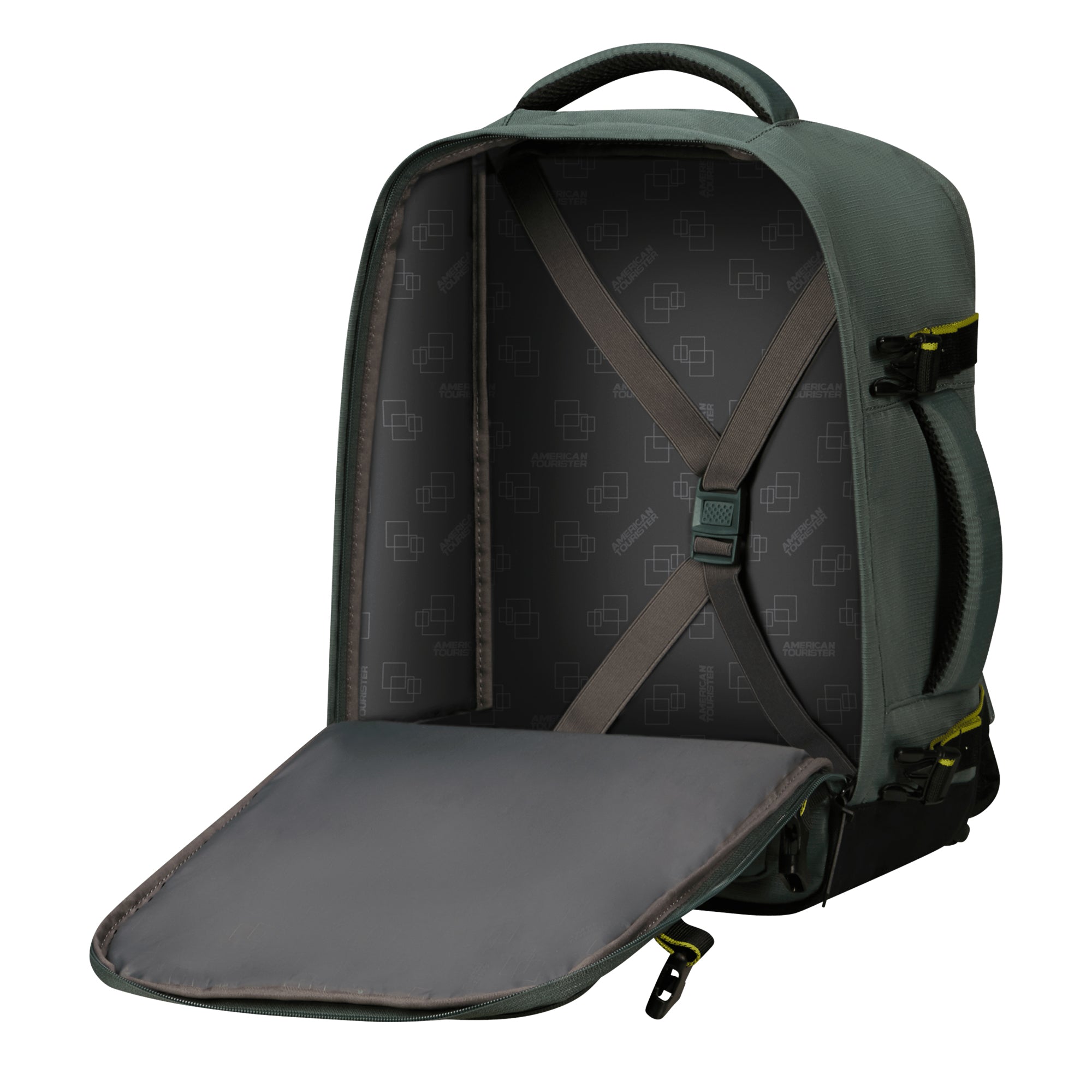 American Tourister By Samsonite ZAINO CABINA Verde