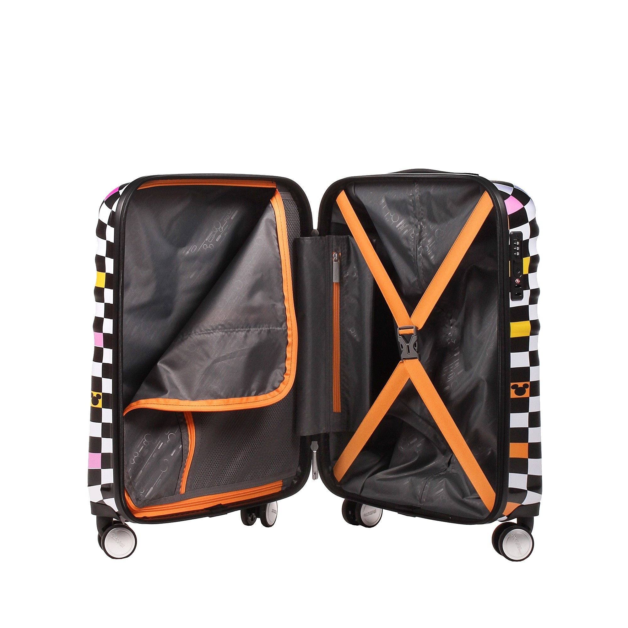 American Tourister By Samsonite SPINNER CABINA 4 RUOTE Michey Check