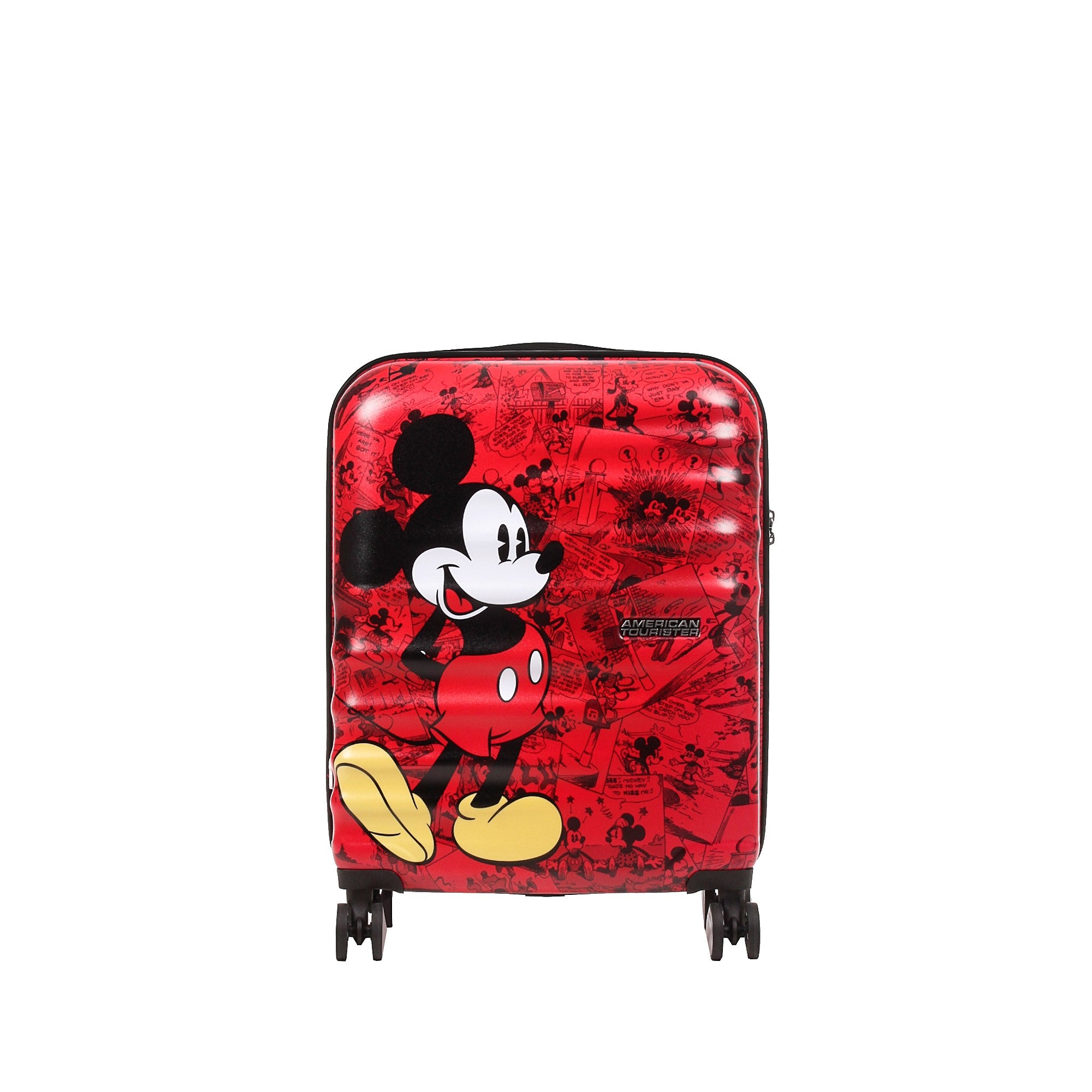 American Tourister By Samsonite SPINNER CABINA 4 RUOTE Mickey Comics Red