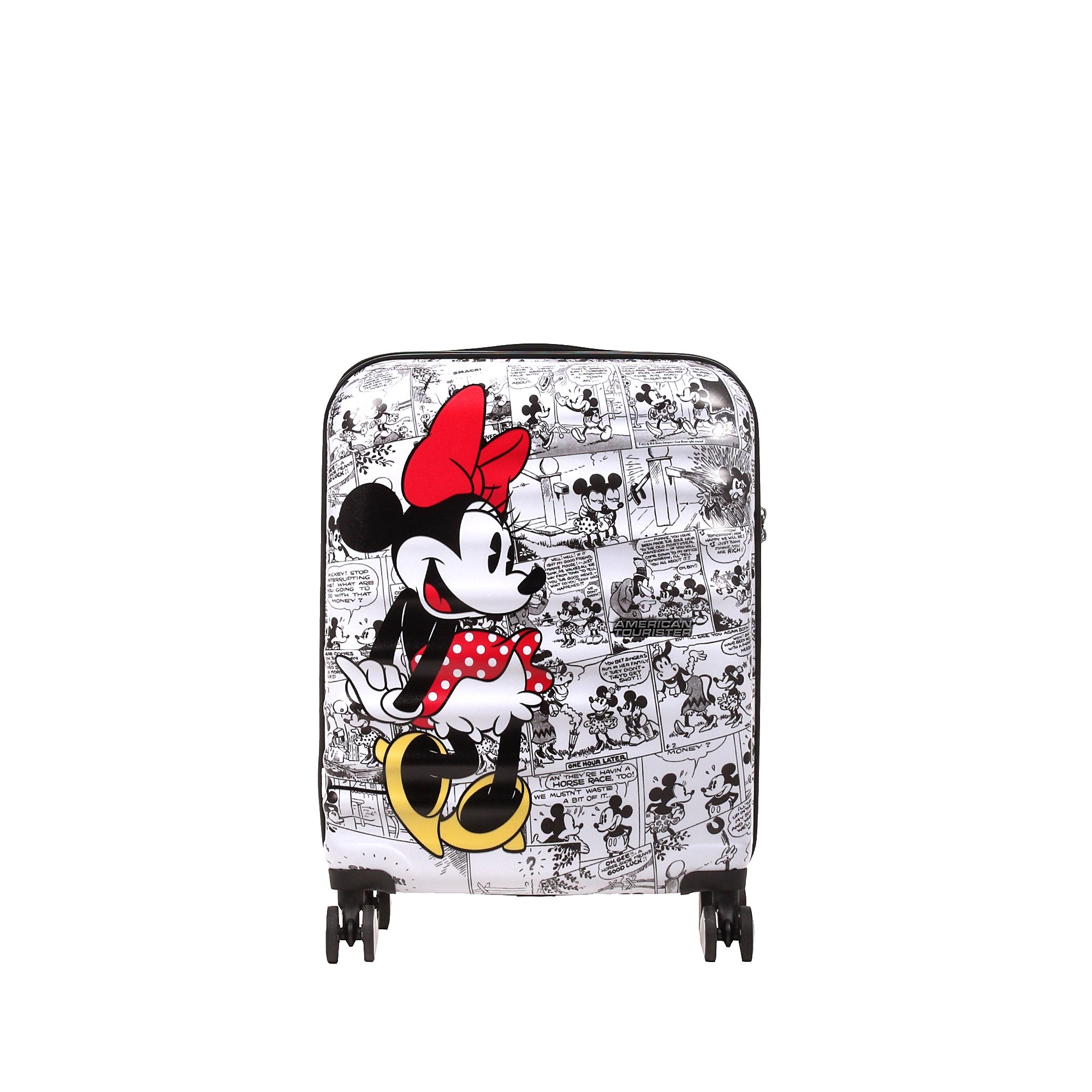 American Tourister By Samsonite SPINNER CABINA 4 RUOTE Minnie Comics White
