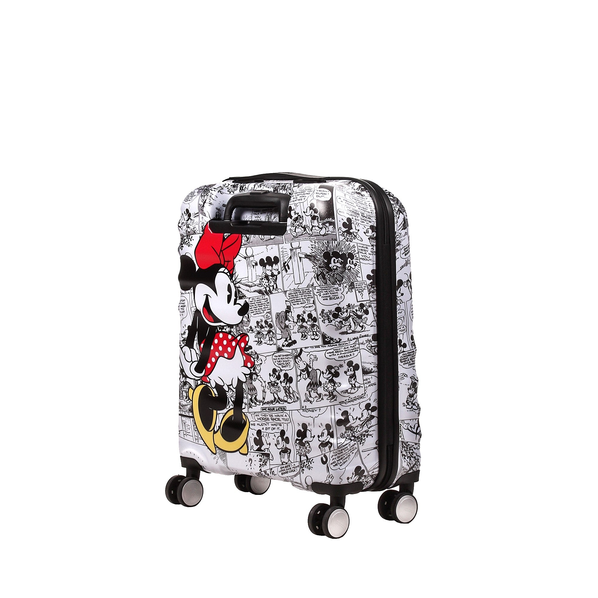 American Tourister By Samsonite SPINNER CABINA 4 RUOTE Minnie Comics White
