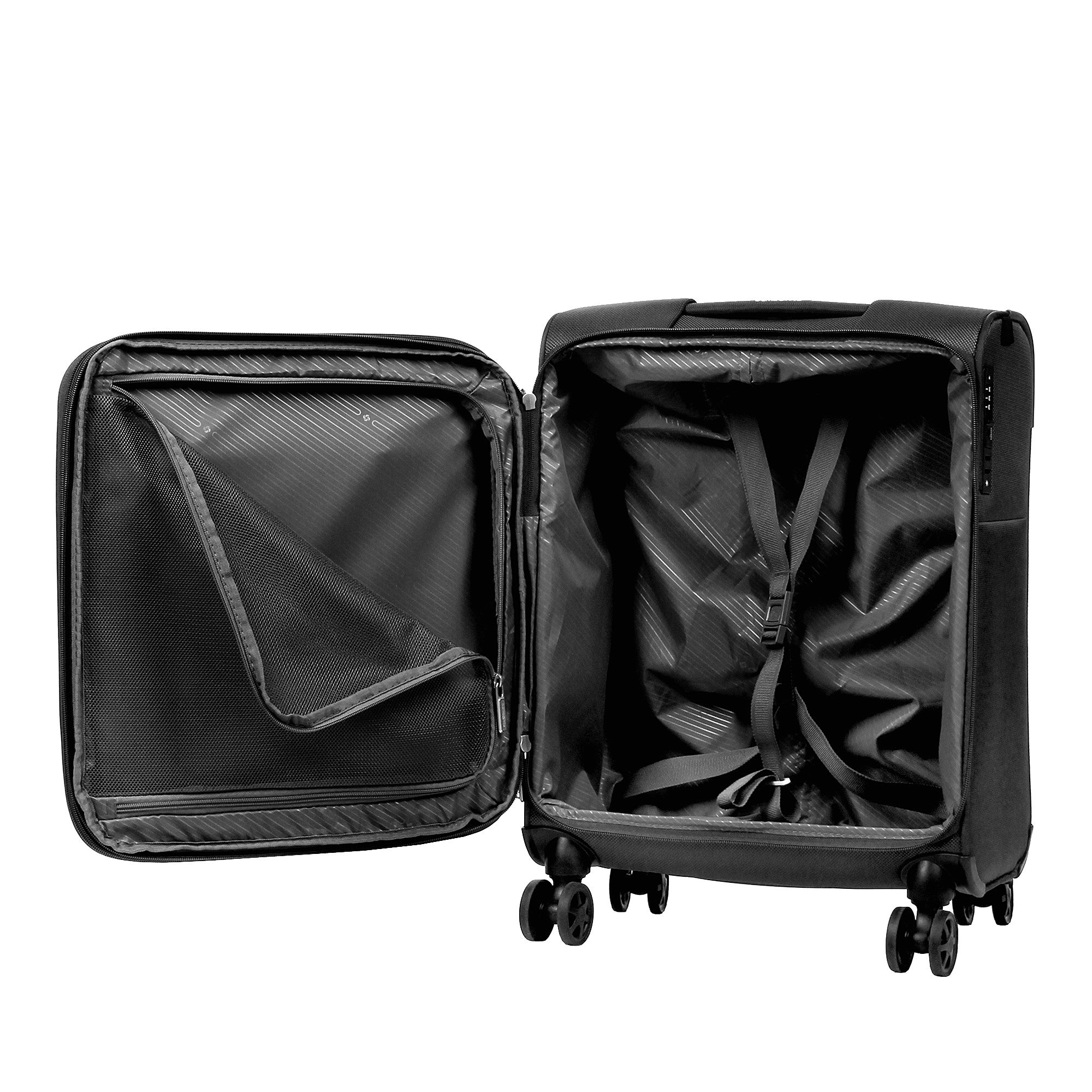 Samsonite SPINNER CABINA 4 RUOTE Nero