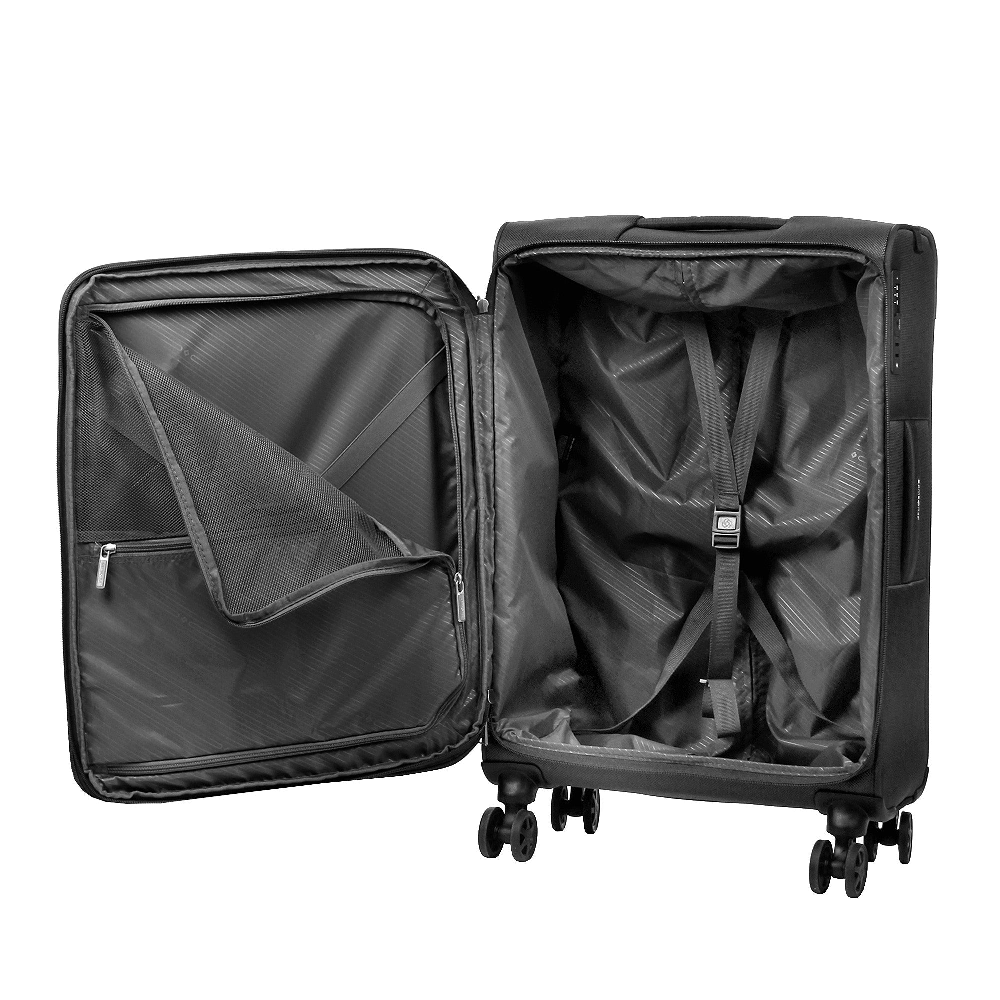 Samsonite SPINNER M 4 RUOTE Nero