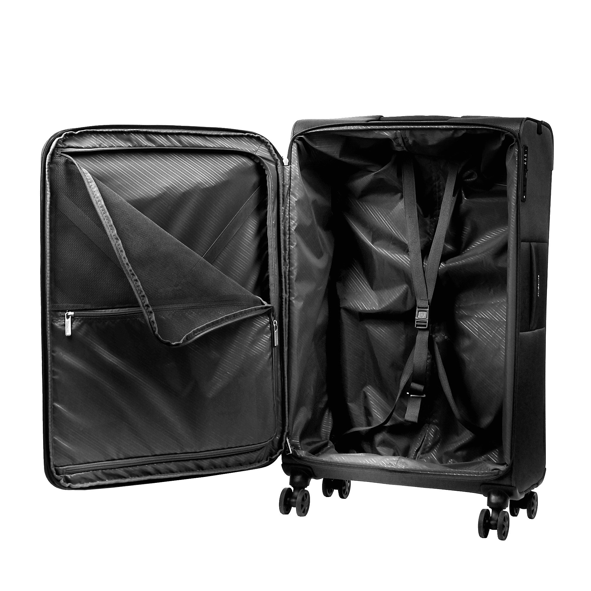 Samsonite SPINNER L 4 RUOTE Nero