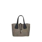 Borbonese BORSA A MANO Naturale/nero