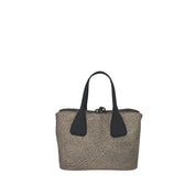 Borbonese BORSA A MANO Naturale/nero