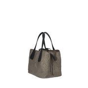 Borbonese BORSA A MANO Naturale/nero