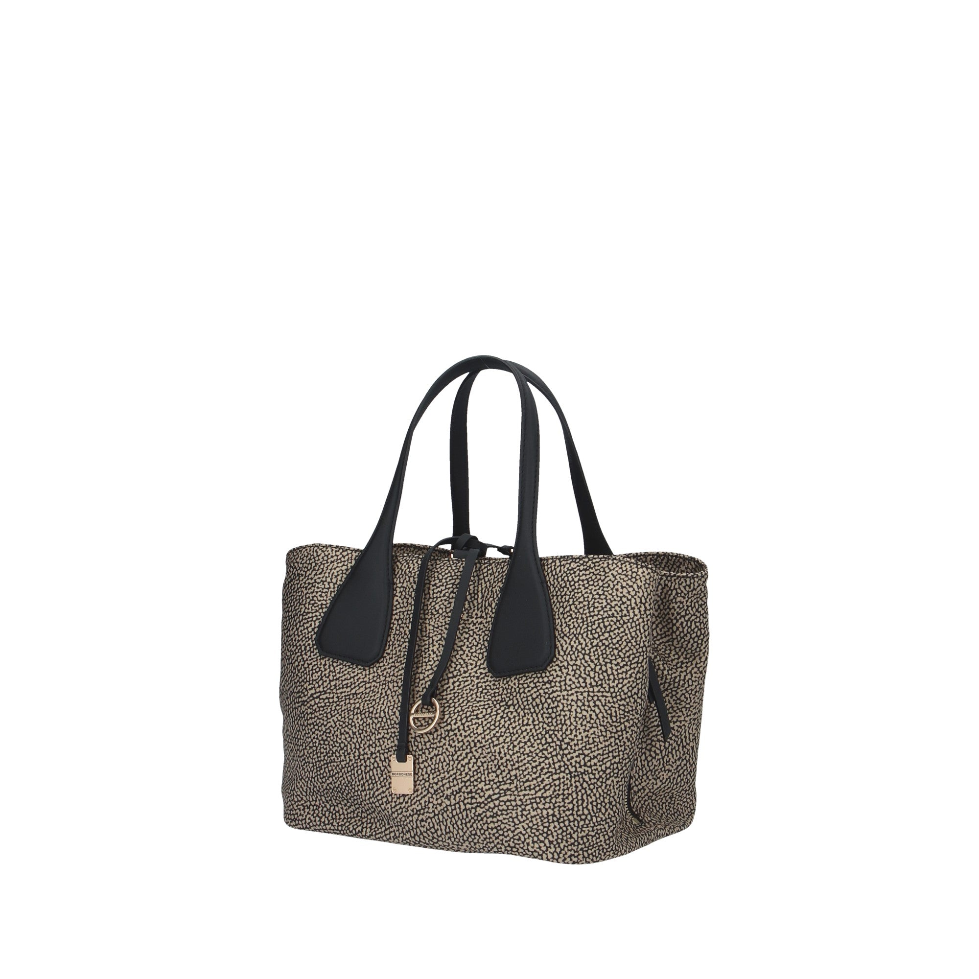 Borbonese BORSA A MANO Naturale/nero