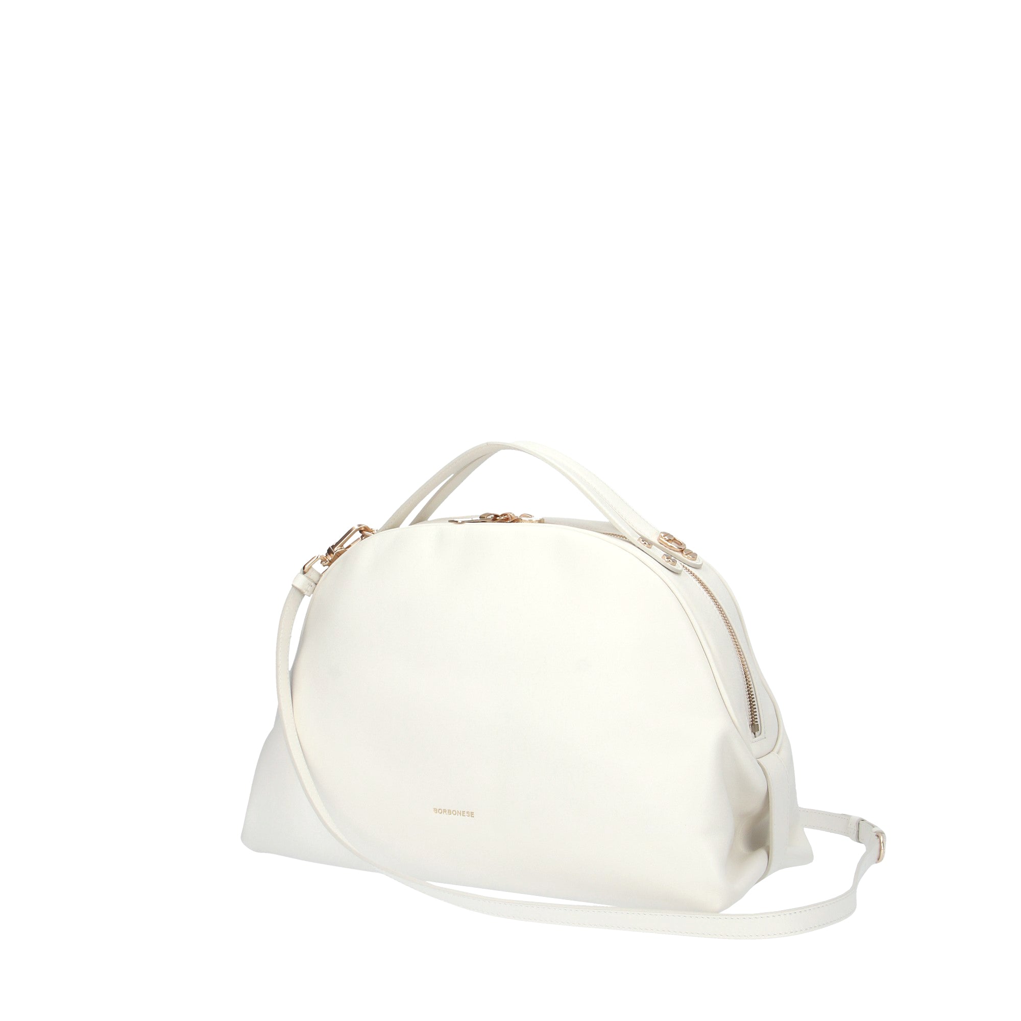 Borbonese BORSA A MANO Bianco Spento